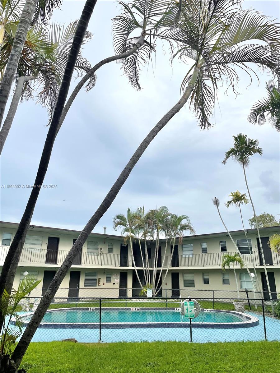 Charming 1BR/1BA second-floor unit with access to a refreshing community pool. Conveniently located near the Turnpike, FIU, top schools, shopping plazas, and parks. Building offers two laundry rooms for added convenience. Recently updated with beautiful vinyl wood flooring (not shown in photos). A great opportunity for investors or owner-occupants alike! Maximum Pet Limit: 2 pets / 50 pounds. Tenant occupied.