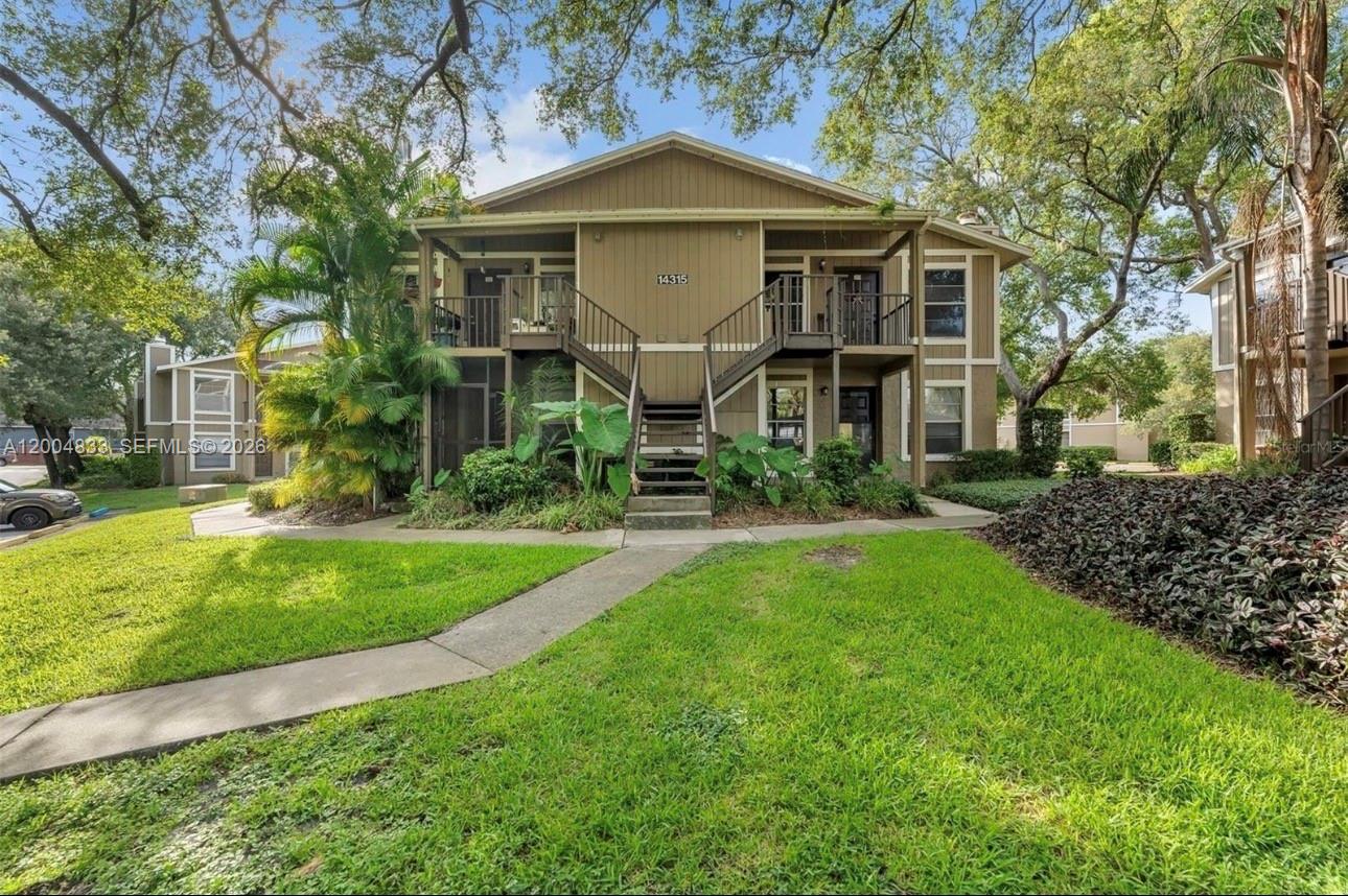 WELCOME HOME THIS SUMMER! THIS COZY 2/2 CONDO HAS BEEN FULLY RENOVATED AND IS AWAITING IT'S NEW OWNER(S). LOCATION IS EVERYTHING IN REAL ESTATE AND THIS PROPERTY IS WALKING DISTANCE FROM THE UNIVERSITY OF SOUTH FLORIDA, CLOSE TO SHOPPING, DINING, DOWNTOWN, AND BUSCH GARDENS. THE COMMUNITY IS IDEAL FOR A FIRST TIME HOMEOWNER OR AN INVESTOR LOOKING TO ADD TO THEIR PORTFOLIO. THE NEW VINYL FLOORING AND UPDATED KITCHEN WITH QUARTZ COUNTERTOPS GIVE IT THE CONTEMPORARY FEEL THAT IS SEAMLESS FOR MODERN INTERIOR DESIGN. THE UNIT HAS A FIREPLACE FOR MOMENTS OF RELAXING, BOTH BATHROOMS HAVE BEEN REMODELED AND THE OWNER'S SUITE OFFERS A SPACIOUS WALK IN CLOSET.  THE UNIT IS LOCATED DIRECTLY ACROSS FROM THE COMMUNITY POOL AND TENNIS COURTS AND HAS BEAUTIFUL NATURAL LIGHTING SHADED BY LARGE OAK TREES. ALL STAINLESS STEEL APPLIANCES CONVEY AND THE OUTDOOR WASHER/DRYER WILL ALSO REMAIN. MONTHLY CONDO DUES INCLUDE WATER, SEWAGE, TRASH COLLECTION, AND COMMON AREA MAINTENANCE. CALL TO SCHEDULE YOUR PRIVATE SHOWING TODAY.