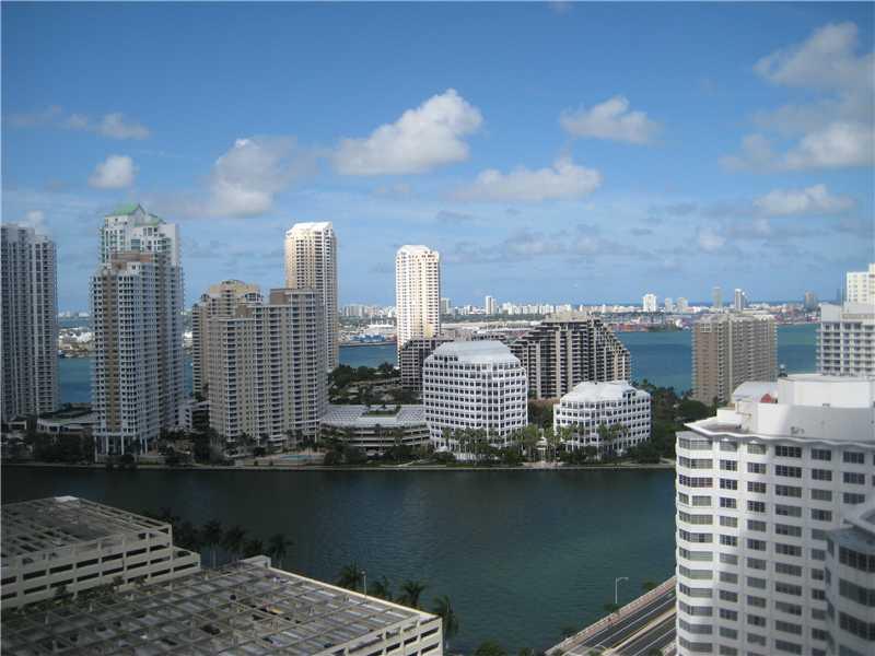 BEATIFUL CONDO 25TH FLOOR, EUROPEAN STYLE KITCHEN WITH GRANITE COUNTER TOPS AND MARBLE VANITY TOPS, SPECTACULAR WATER VIEWS AND GREAT LOCATION IN MIAMI BUSINESS AREA, WALKING DISTANCE TO RESTAURANTS. MAY BE RENTED FURNISHED, UNFURNISHED OR PARTIALLY FURNI SHED.