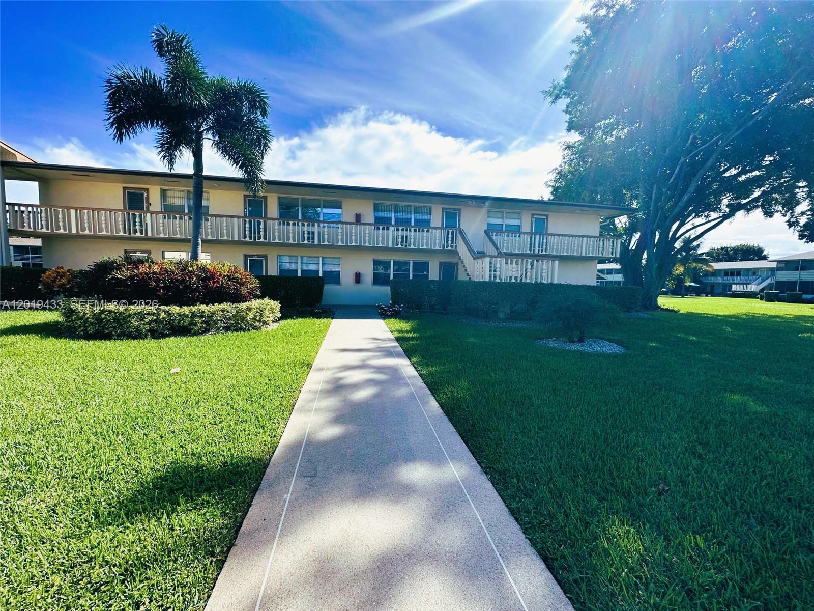 Priced to Sale! Charming and spacious 1 bedroom 1.5bathroom condo nestled in the gated 55+ Century Village Community of West Palm Beach. Conveniently located on the first floor. Laminated floors, Open Kitchen, new Refrigerator and new AC in the bedroom. Assigned parking plus visiting parking available. Great opportunity to personalize and update. Walking distance to the Dorchester pool. Enjoy resort living with wealth of amenities, fitness center, heated indoor pool, outdoor pools, tennis, bocce courts, library, beauty salon, barber shop, theater, billiards & card playing rooms in the grand Community Center. Free shuttle transport around the community. Great location, close to restaurants, shops, downtown, PBI airport.    Property is Sold “As Is” and Seller is Ready to Make a Deal!    Tenant occupied.