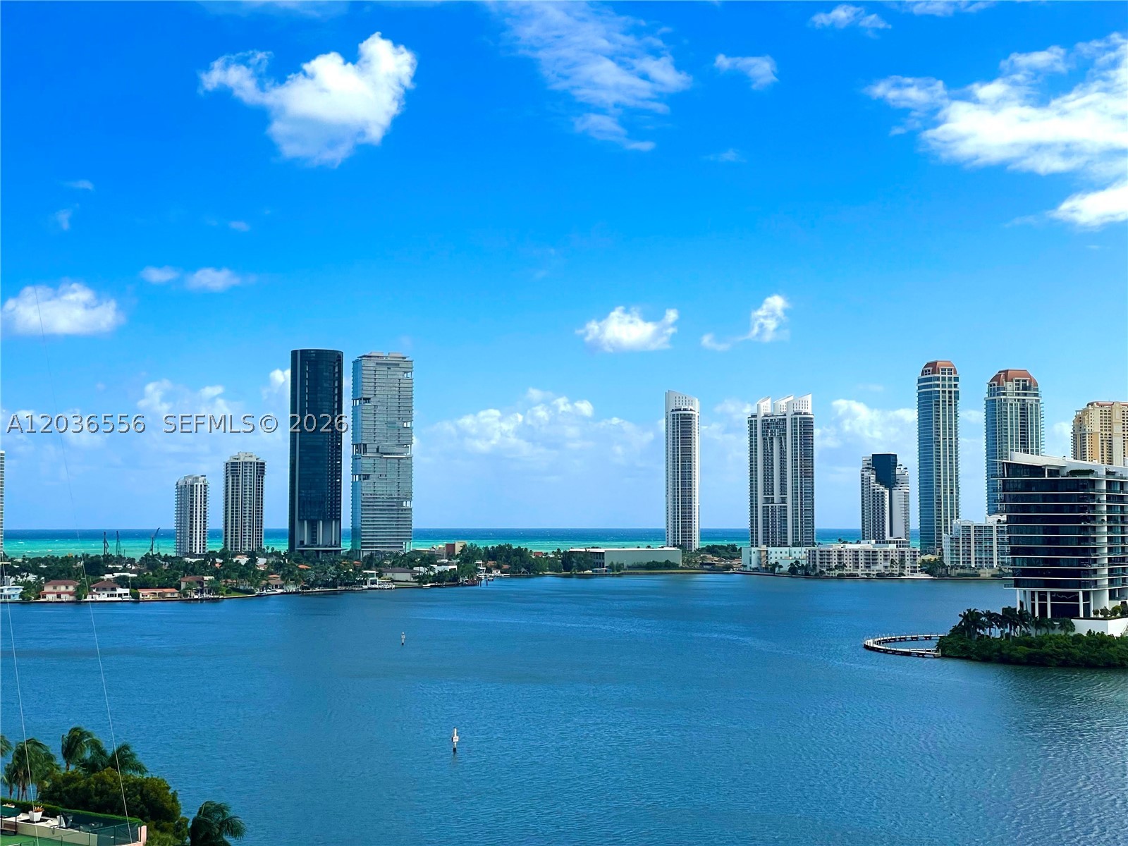 Experience permanent, unobstructed ocean views in this stunning Aventura luxury residence. This sophisticated Unit features 2 bedrooms plus a versatile den (configured as an office with a sleeper sofa) and 2.5 elegant baths. Upgrades include pristine marble floors, a spacious eat-in kitchen with granite countertops, a large walk-in closet, and an in-unit laundry room. Floor-to-ceiling windows frame breathtaking scenery, 9ft ceilings, complemented by resort-style amenities: pools, a state-of-the-art fitness center, a sauna, and a private marina. Hot water, cable TV, and high-speed internet are conveniently provided by the building. MARINER'S DREAM: purchaser must also buy the 35 ft boat slip with a 16,000-lb lift. Best of all, there is NO ADDITIONAL COST FOR DOCKAGE—THIS IS FREE DOCKAGE! The boat is also available for sale. Potential Seller Financing for qualified buyers. Your dream waterfront lifestyle awaits!