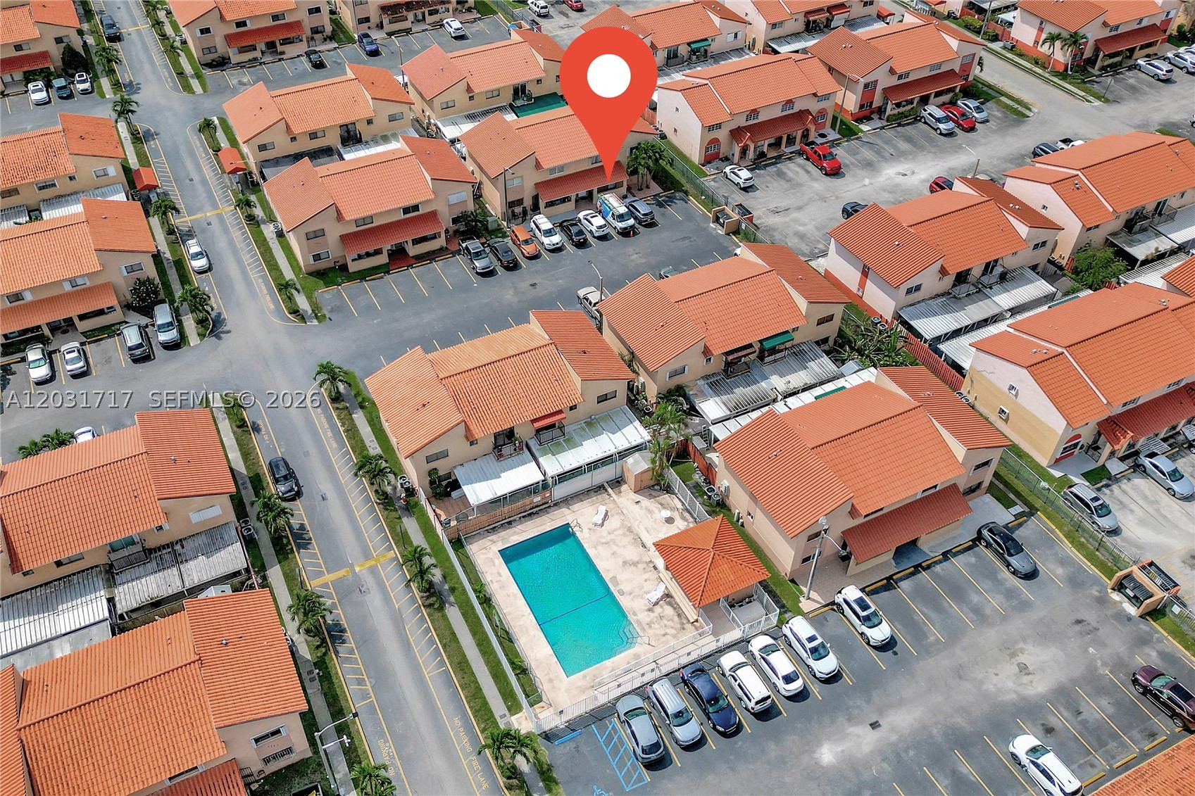 Great corner unit on the first floor with 2 bedrooms and 2 bathrooms. Unit has all tile floors, washer and dryer inside the unit, and has a patio where you can sit back and relax or let your kids plat safely. There are 2 assigned parking spaces outside the unit. Great schools in the area with above average ratings. Property has quick access to I-75, Okeechobee Rd, and the Turnpike. Association provides quick approvals. NO PETS.