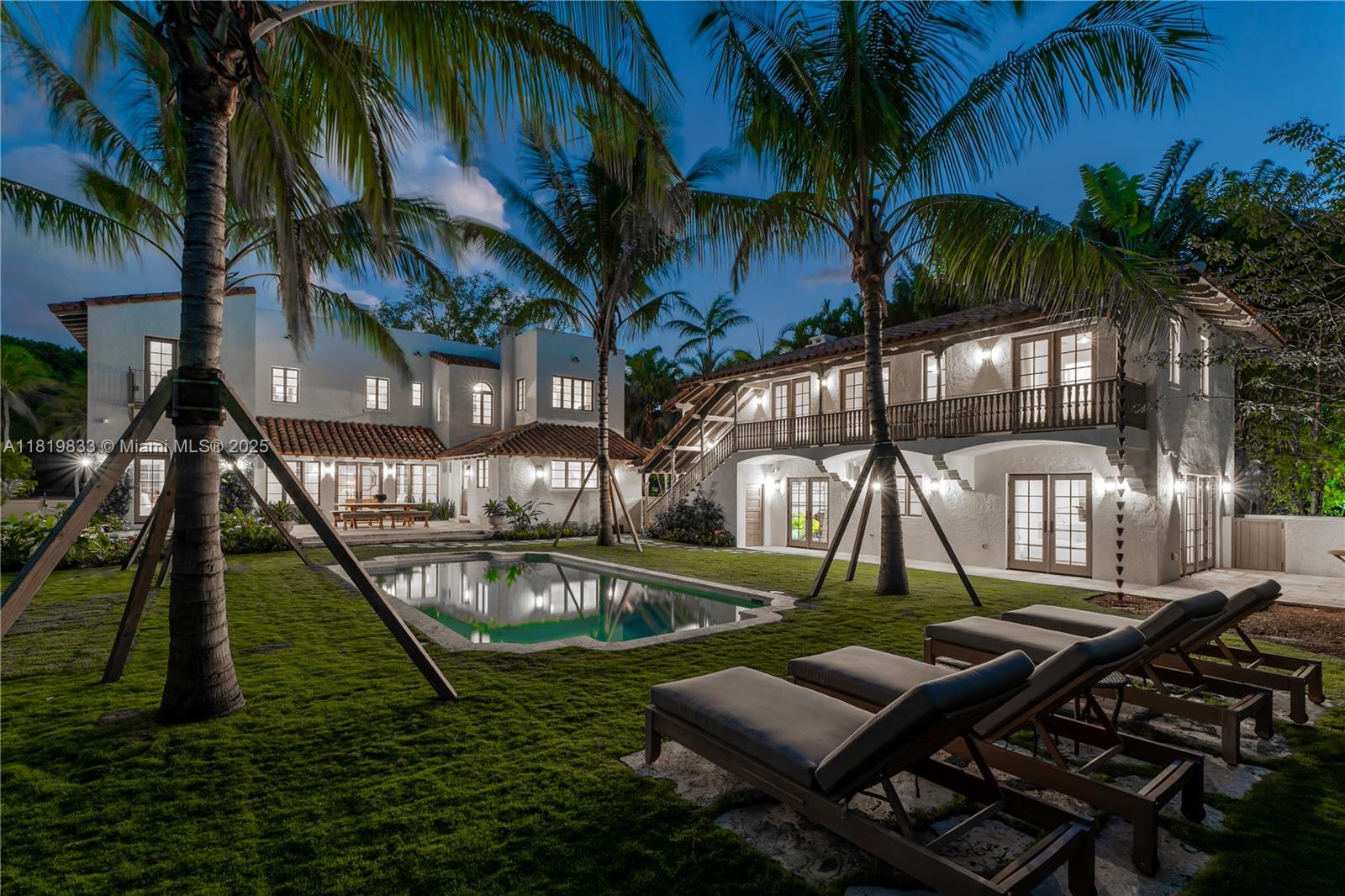 Landmark De Garmo estate blends 1920s charm with modern functionality! Manicured 15,000 SF lot, 4,500 sqft
approx, with 5 beds, 4.5 baths, office, and 2-car garage. Updated with new plumbing, electric, and 2022 clay
barrel tile roof, the home retains its aesthetic with Marvin windows featuring aluminum-clad exteriors and wood
interiors. White oak floors add warmth, and the farm-style kitchen has LA Canche range and ‘Shaw’ Sink. A
standout is the guest house with full kitchen and laundry. The property has coral stone hardscaping, Zoysia grass,
native plants, and copper gutters. With a south-facing orientation, natural light fills every room, and the saltwater
pool offers a perfect retreat. For features, see the full list. A 10/10 custom home!