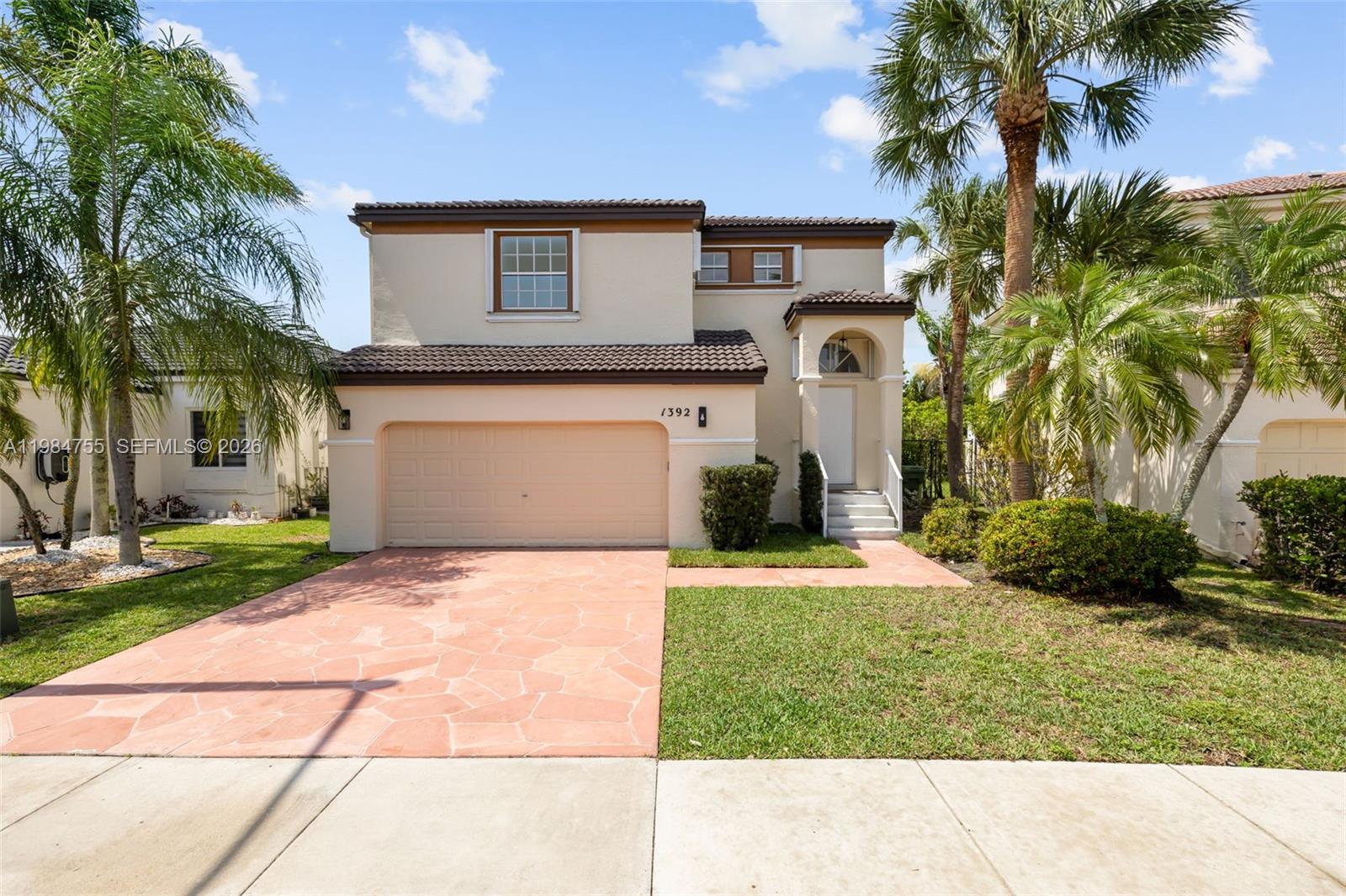 Charming 3-bedroom, 2.5-bath home with a bright, open layout that connects the living area and kitchen—perfect for everyday living. All bedrooms are upstairs, including a spacious primary suite with walk-in closet. Enjoy a peaceful backyard and the comfort of a gated community. Must see!