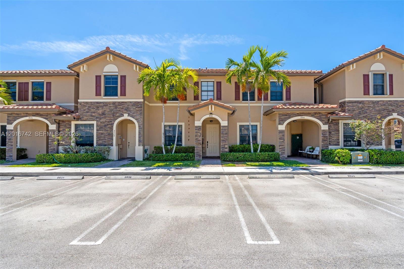 Beautifully Remodeled 2-bedroom, 2.5-bath townhouse located in the highly desirable Aragon/Bellagio Villas community in Hialeah Gardens. This move-in ready home features ceramic tile and wood flooring throughout, an upgraded kitchen with eat-in breakfast area, spacious walk-in closets, and a functional layout with both bedrooms upstairs. Enjoy a private fenced patio perfect for entertaining, plus fruit trees and outdoor BBQ space. Roof 2025, AC 2014. Community amenities include clubhouse, gym, pool, exterior lighting, and security patrol. Conveniently located near I-75, Palmetto Expressway, shopping, dining, and top-rated schools. FHA & VA financing welcome. Low​​‌​​​​‌​‌​​​‌‌​​​‌‌‌​​‌​​‌‌​​​​ HOA!