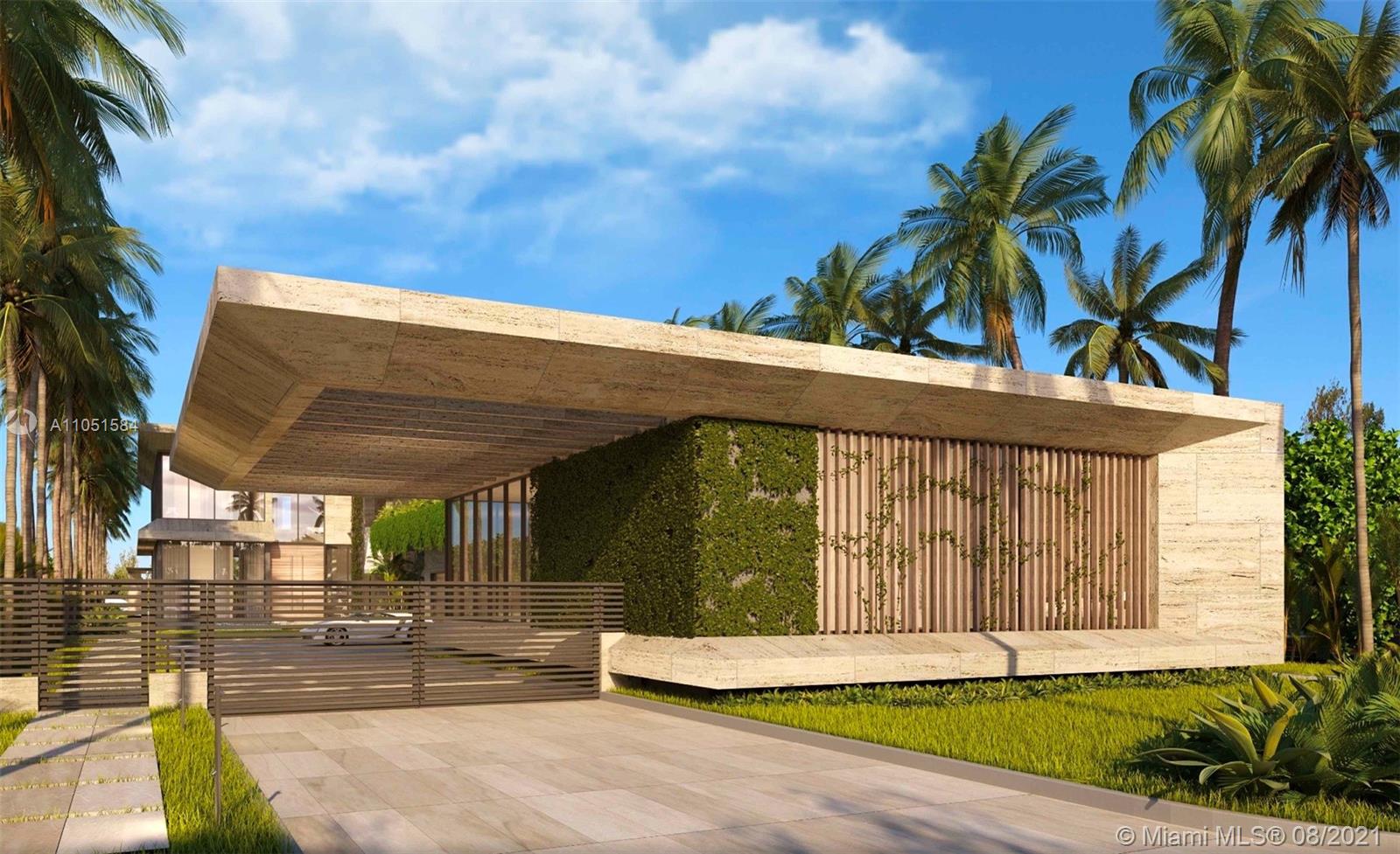 Don't miss this rare opportunity to purchase the best priced waterfront property on the prestigious upper North Bay Road. Here you have a unique opportunity to build your own 13,000 sf bespoke modern home designed by world renowned architect Kobi Karp on a 30,800 sf lot with unparalleled wide bay views on billionaires' road. This property contains the spectacular sunset views that Miami has to offer, accompanied by it 100 sf of waterfrontage. The existing Pan-coast Mediterranean home has 6,151 sf of living area, 2-stories with high ceilings, an open floor plan, and Venetian plastered walls throughout. Between its long driveway, luscious courtyards, and the option to build your one-of-a-kind home, this truly is the best priced property on North Bay Road.