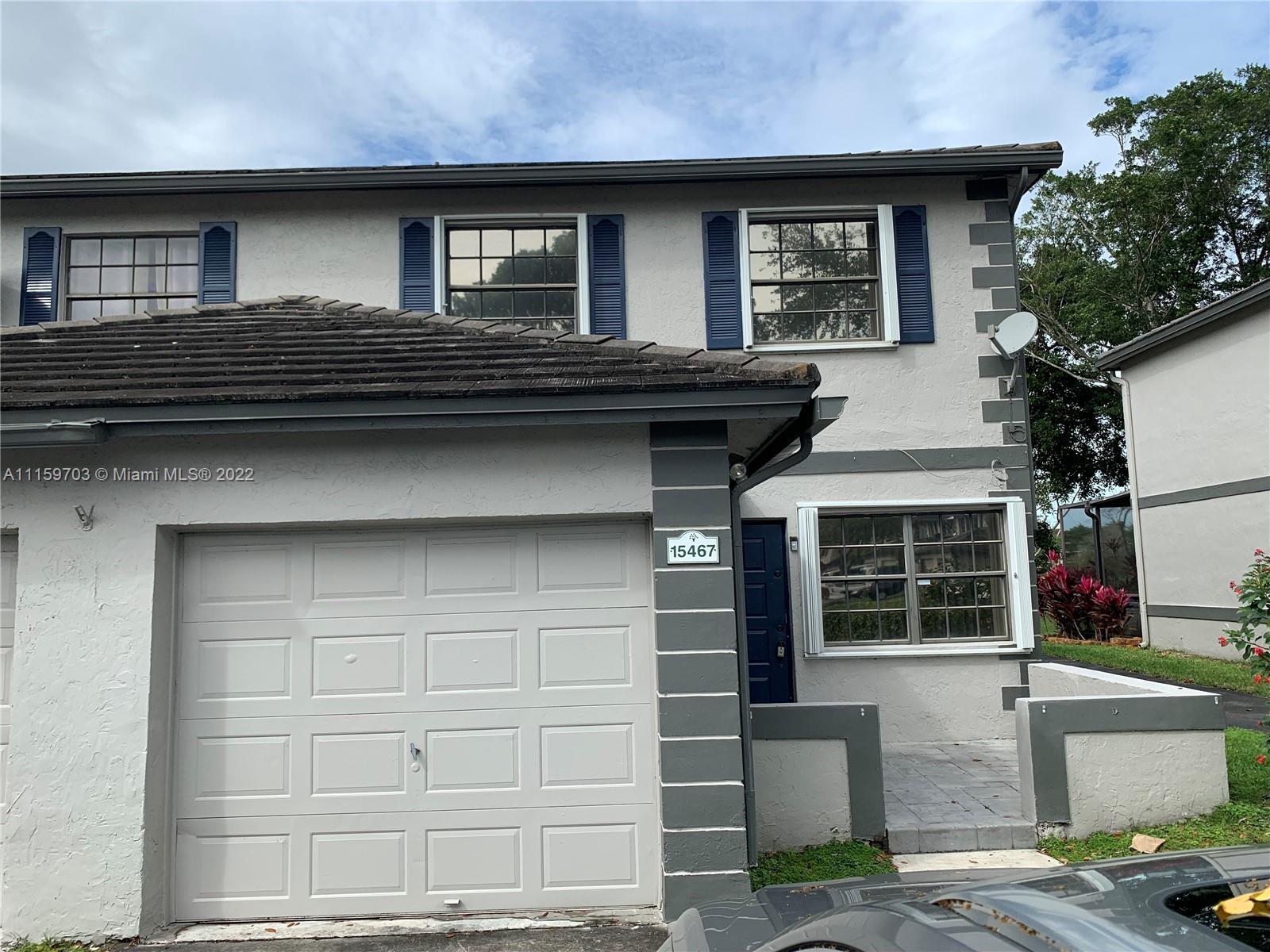 Beautiful 3 Bedrooms and 2 1/2 Bathrooms. Lake view Townhouse at La Maison at The Hammocks. 1Car garage with a driveway for additional 2 cars. Modern Kitchen. Large screen patio with excellent lake view. Tile floor downstairs and wood floors upstairs. High hat lighting throughout the entire home. Hurricane accordion shutters on all windows. Large master bedroom with custom built closet and wide screen balcony looking over the lake. LG washer and dryer on first floor. 24 hrs security patrol. 10 mile of Hammocks Lake, Clubhouse, pool, tennis court and gym. Low HOA fee including lawn, painting and fumigation. Located new West Kendall Hospital, Costco, BJ's, Publix and more. *** NO SUBJECT TO APPRAISAL***