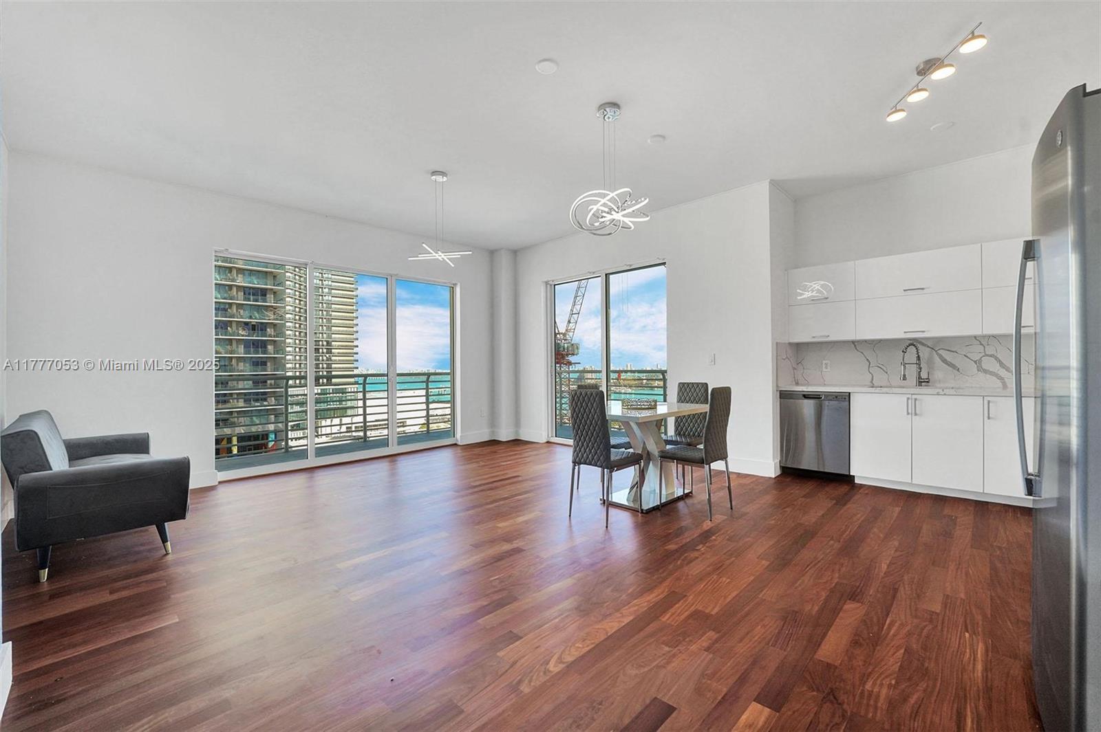 Building passed SIRS report/Va Approved ! This stunning enclosed 2bed/2bath fully remodeled unit at the prestigious Loft 1 in Downtown Miami offers an unparalleled living experience. With modern finishes throughout, the spacious layout features breathtaking, views of the city & Bay, creating a serene and luxurious atmosphere. The open-concept living area is flooded with natural light, highlighting the sleek design, contemporary kitchen w/SS appliances, & remodeled bathrooms. Residents enjoy the convenience of being within walking distance to Bayside Marketplace , the MetroMover, Bayfront Park, and a variety of restaurants and boutique shops. Whether strolling along the waterfront or enjoying the vibrant energy of downtown Miami, offers the perfect balance of comfort and accessibility.