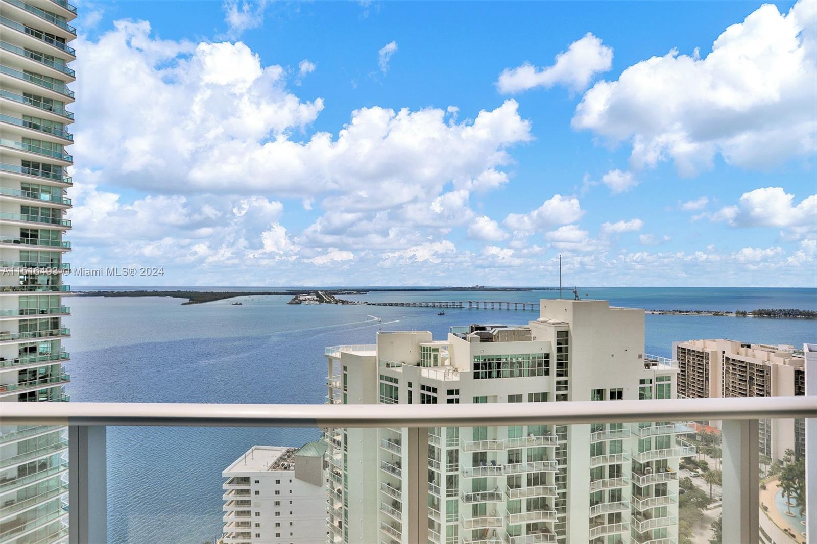 Price is firm! Wonderful 2 bed / 2 bath with DEN for rent at BrickellHouse. Spectacular views from every room immaculately finished with ceramic floors, fresh paint, and new light fixtures. Enjoy a large balcony with access from the living room and bedrooms. Floor to ceiling windows with city and bay views. BrickellHouse offers a spectacular and quiet location with great amenities and 2 great restaurants: Gelatto Cafe and the famous French restaurant La Petite Maison. Parking is outside the building.