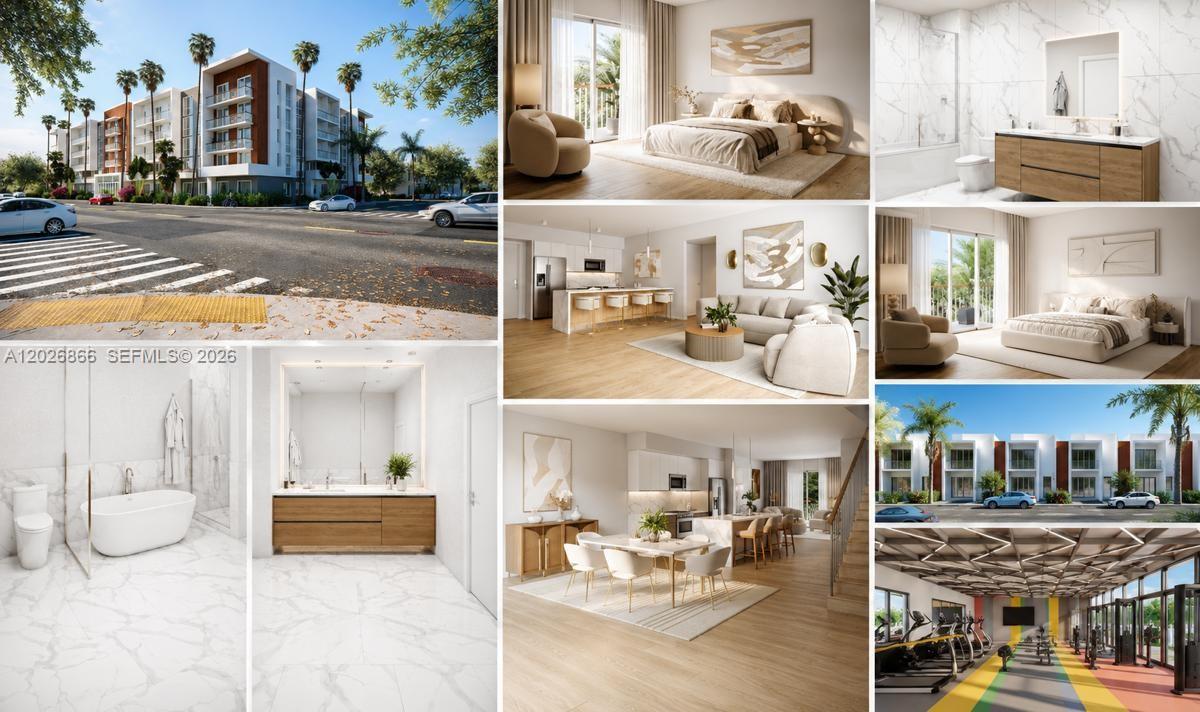 Now pre-leasing for early Summer 2026 occupancy, Water Park Villas presents an elevated residential experience with meticulously designed three-bedroom, two-and-a-half-bath townhomes that blend privacy, comfort, and contemporary elegance.

Each residence showcases light-filled, open-concept interiors with soaring ceilings, expansive living and dining spaces, and refined designer finishes throughout. The gourmet kitchen is thoughtfully appointed with premium quartz countertops, expansive double waterfall island, custom Linea Décor soft-close cabinetry, and sleek LG stainless steel appliances—ideal for both everyday living and sophisticated entertaining. The primary suite serves as a serene retreat, complete with a spa-inspired ensuite bath featuring rain showers and high-end Hansgrohe fixtures.
Community Amenities:
* 24/7 attended lobby with professional security
* Resort-style swimming pool with pool house
* State-of-the-art fitness center and dedicated yoga studio
* Secured lobby with smart access control system (keyless entry for residents and amenities)
* High-speed Wi-Fi in all common areas
* Pet-friendly community
* Elevator access
* Secure resident parking with EV charging stations
* Additional on-site storage options

Ideally situated in North Miami Beach, Water Park Villas offers seamless connectivity to I-95, I-75, and Florida’s Turnpike, ensuring effortless travel throughout South Florida.