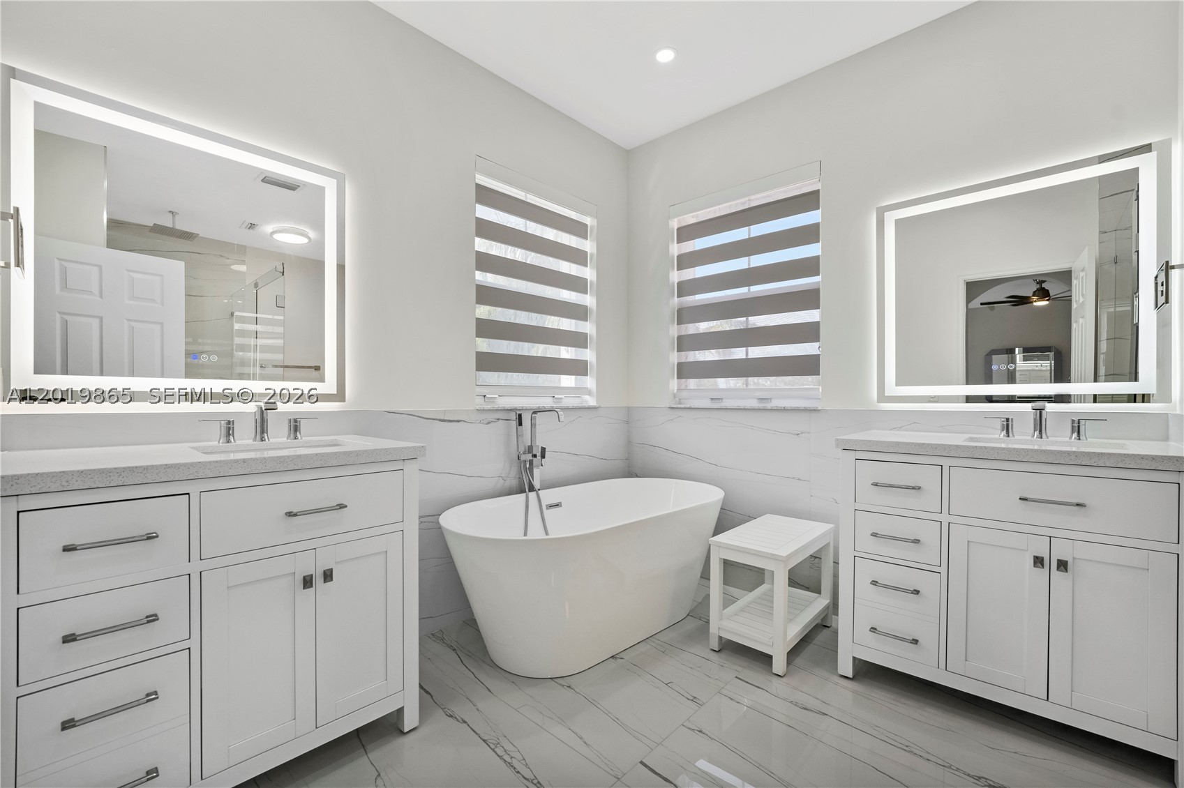 This MOVE-IN READY, CORNER 5-bedroom, 4-bathroom residence in the GATED community of Silvercrest South is the kind you’ve been looking for in Miami Lakes. It feels bright, peaceful and welcoming from the moment you walk in.
Multiple sliding glass doors blur the line between the indoors and the outdoors, connecting the living room, formal dining room, and family room to a RESORT-STYLE BACKYARD that will be like your own private escape. The patio's elegant white tile flooring, artificial turf, a retractable awning, and a sleek louvered pergola create an oasis perfect for entertaining, unwinding, and enjoying South Florida weather year-round.
The layout is just as practical as it is beautiful, with a DOWNSTAIRS BEDROOM AND FULL BATHROOM ideal for guests or multigenerational families. With NO CARPET anywhere, the entire space a cleaner and more elevated. Uppkeep is practical easy due to the WATERPROOF VINYL.
Additional highlights include ALL 4 BATHROOMS REMODELED, abundant natural light, open-concept living spaces, an ENORMOUS circular driveway, separate laundry room, under stairs storage, accordion shutters, and a 2-car garage with epoxy flooring. Conveniently located near schools, parks, shopping, dining, and major highways.
You know that feeling when you walk into a house and immediately stop comparing it to the others you’ve seen, because it stands out, checks all boxes, and you want to make it your home? You will get it here. Come experience it before someone else does.