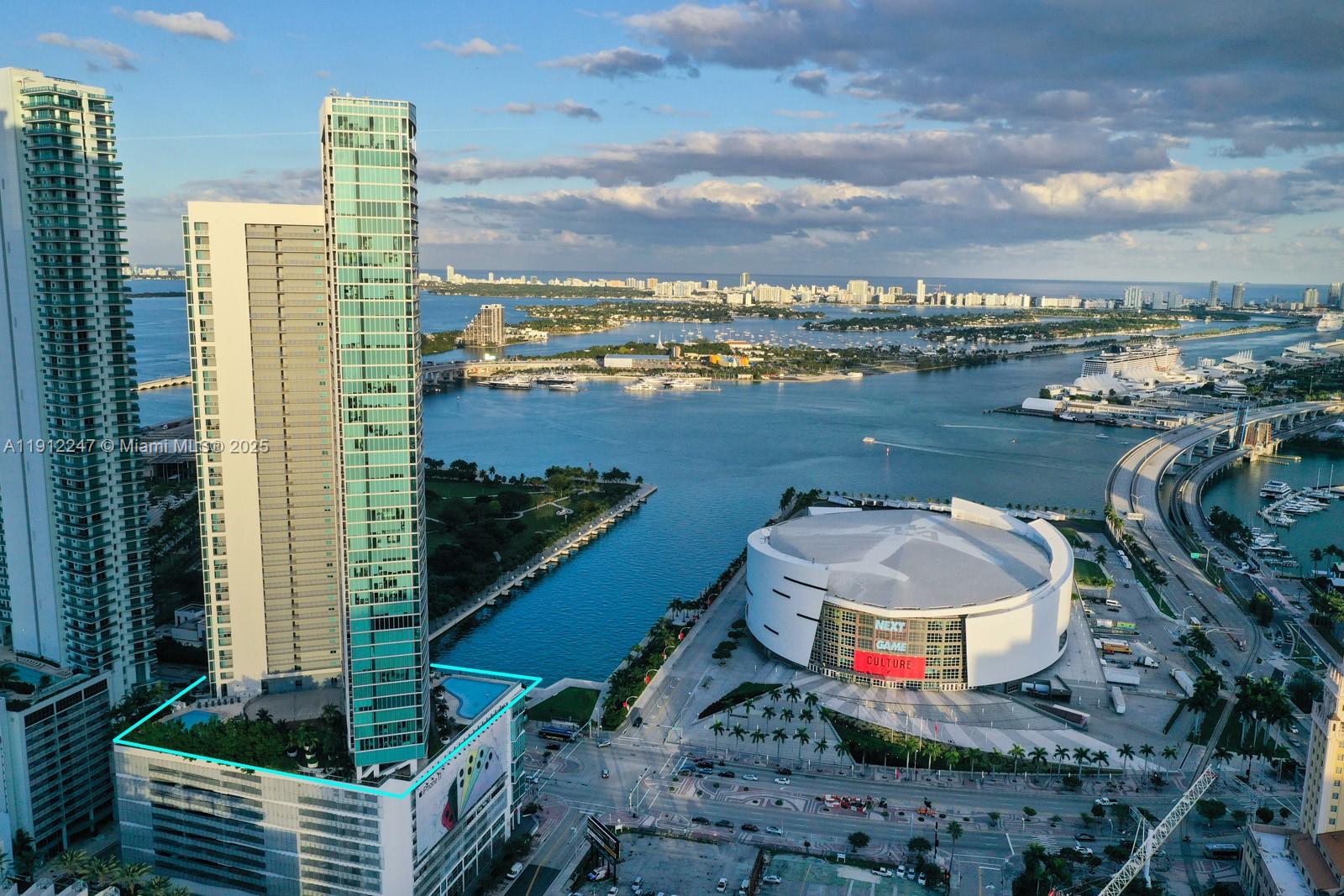 Spectacular 1 Bed/1.5 Bath Condo Located in the Heart of Miami in the Marina Blue Condo. This Fully Furnished Unit Has Direct, Breath Taking Views of Miami, Biscayne Bay and the Atlantic Ocean. This Unit Features a Great Floor Plan with a Large Primary Bedroom, Walk-In Closet, and En Suite Bathroom with Double Sinks. Unit Also Has an Open Kitchen, Half Bath and Huge Balcony. The Building Features 2 Swimming Pools, State of the Art Gym, Beach Volleyball, Business Center, Club Room, Hot Tub, Plunge Pool and Much More! Location Offers Easy Access to Miami's Art and Entertainment District, The Kaseya Center, Frost Science Museum, Port of Miami, All Major Roadways, Dining, Shopping, Public Transportation, Public Parks and More! *Tenant Occupied Thru 07/31/26*