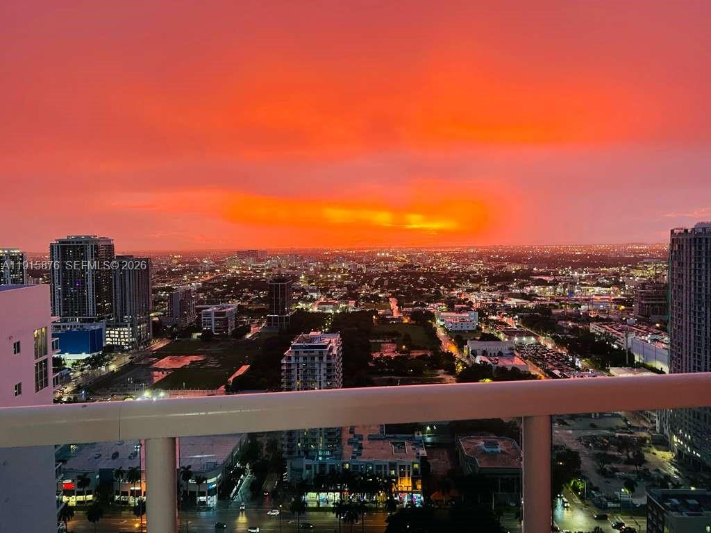 Welcome to 1800 Club #4106, best priced unit and one of the highest-floor 1-bedrooms available at 1800 Club, perched on the 41st floor with sweeping west-facing views of Wynwood, Downtown Miami, and some of the most dramatic sunsets the city has to offer.

LOW HOA!!! $645 per month and it includes cable, internet and water.

The 822 SF layout is clean and move-in ready: porcelain floors, open kitchen with stainless steel appliances, in-unit washer/dryer, large private balcony, and one assigned parking space.

The financials are among the strongest in Edgewater: Fannie Mae approved, zero special assessments, healthy funded reserves, and a low HOA of $646/month. 

Building amenities are fully operational — pool, gym, sauna, steam room, hot tub, valet parking, concierge, business center, and game room. Margaret Pace Park is directly across the street: tennis, dog park, and bayfront walking paths at your doorstep.

Short drive to Wynwood's galleries and restaurants. Minutes from the Design District, Brickell, South Beach, and Miami International Airport and future Inter Miami stadium.