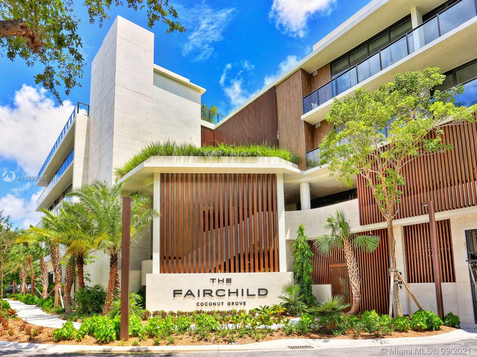 Located in The Fairchild Coconut Grove, this masterfully designed 3 bedroom, 3.5 bath features unobstructed waterfront vistas of Biscayne Bay, luxurious Italkraft chef’s kitchen with Wolf and Sub-Zero appliances, an expansive master suite with extraordinary bespoke his and hers closets by MiaCucina, two guest suites, laundry room and styled lighting and window treatments throughout. The building, built in 2020, was designed by acclaimed architect Max Strang. It is a full amenity, boutique experience with a stunning rooftop pool, dedicated cabanas, shaded grill kitchen, hamam spa, steam and dry saunas and a state-of-the-art gym. Additional services include 24 hour security, valet service and dock. The unit includes 2 premium location parking spaces with EV charging station.