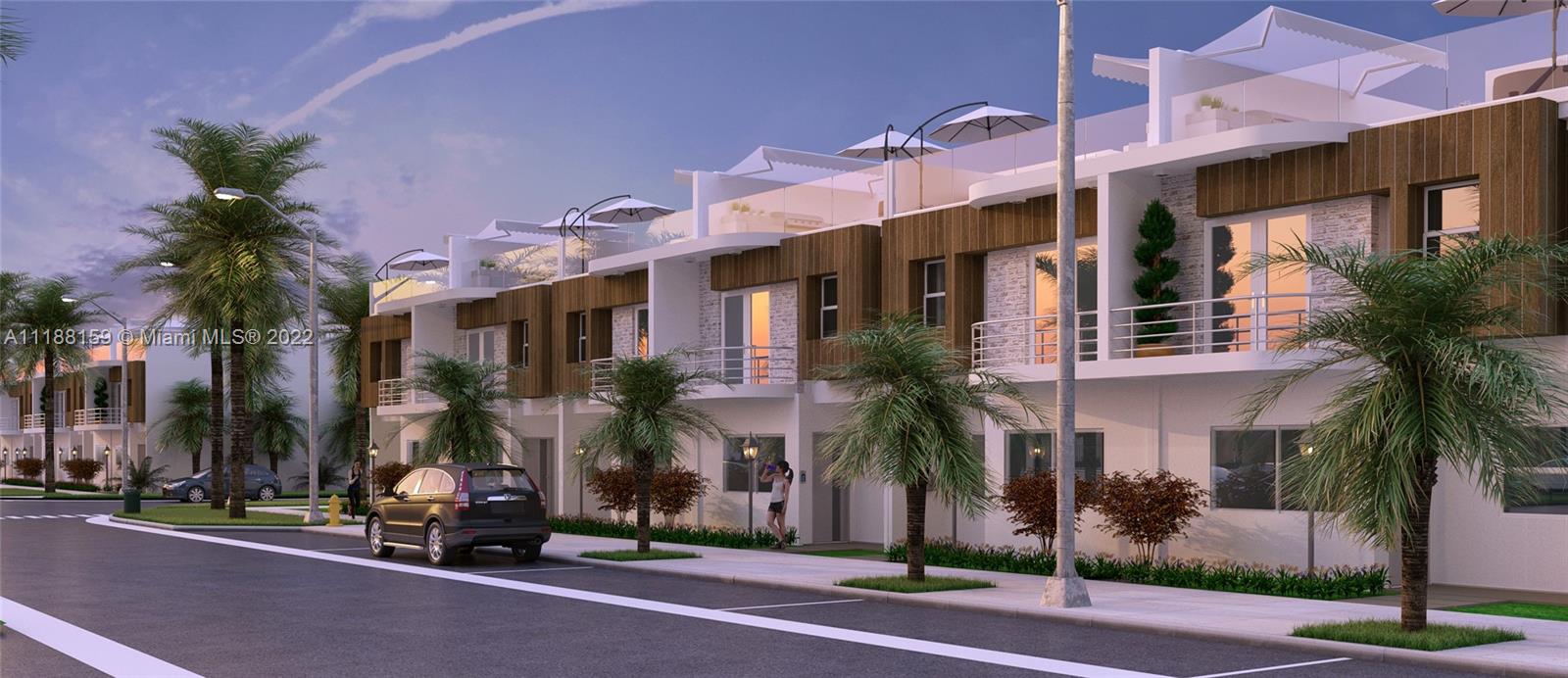 INVESTORS DREAM***10 developer units for INVESTORS only. 2 Years LEASEBACK at 10% a year. Modern Style Luxury Townhomes built 100% Concrete with Impact Windows, resulting in LOW insurance. NO CDD. No Rental Restriction Homeowners association. Delivery expected September 2022. Developer requires 30% at contract, 30% 60 days after contract, 40% at closing.