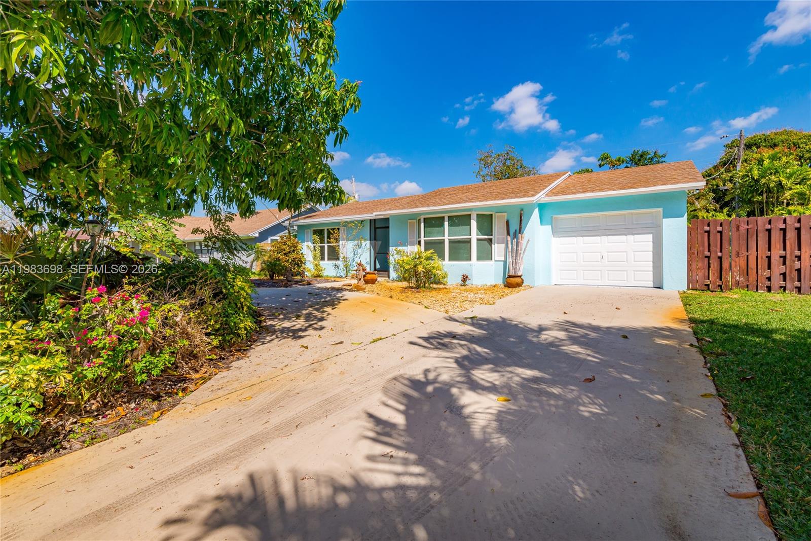 PRICE TO SELL | Tropic Palms, Delray Beach.
Excellent investment opportunity in one of Delray Beach's most desirable neighborhoods. This move-in ready 3BD/2BA single-family home sits in a non-HOA, family-friendly community — minutes from restaurants, shopping, downtown Delray, and the beach.
Fully renovated interior with new vinyl, tile, and hardwood flooring, impact windows, and an open-concept kitchen with stainless steel appliances.
Step outside to a lush tropical backyard with banana, avocado, mango, and coconut palm trees. A spacious side yard accommodates an RV, boat, or trailer, and three large sheds offer ample additional storage. One-car garage included.
Priced to move — schedule your showing today.