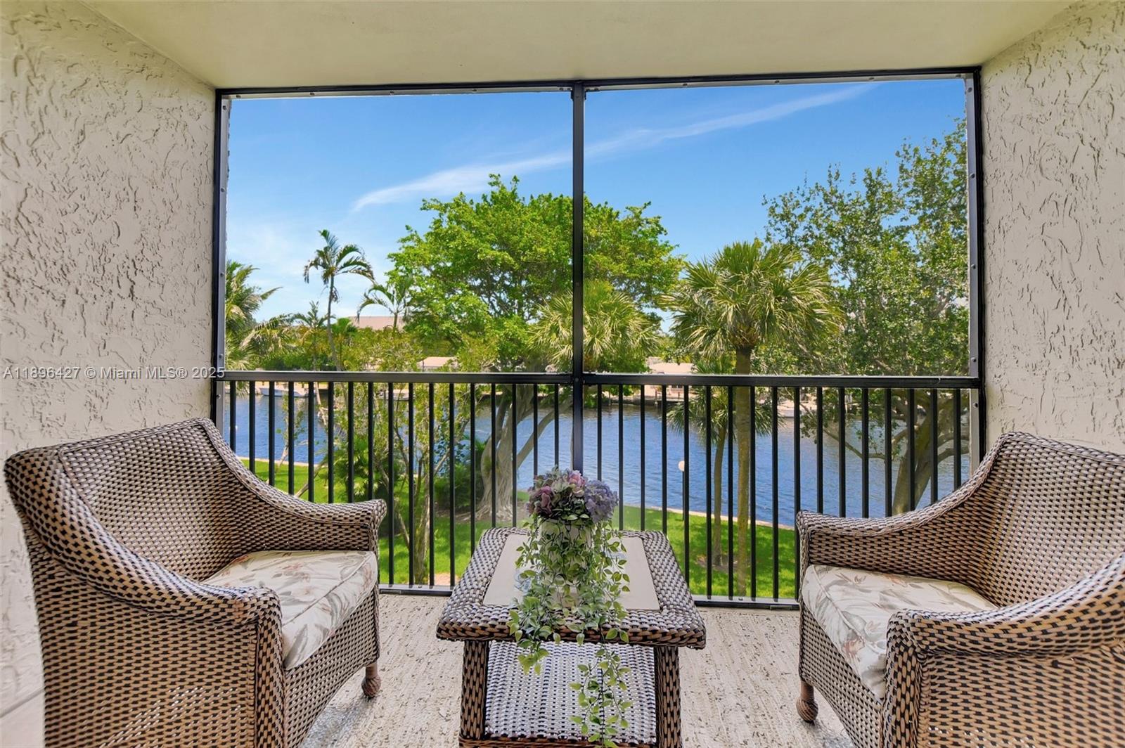 Don’t miss the chance to enjoy your winter in this coveted Boca Raton retreat nestled in Boca Bayou’s gated boating community, where location is prime! Set in prestigious Southeast Boca, this stylishly furnished and fully equipped 2-bedroom condo offers direct water views. Just 1.5 miles from the beach, 5 minutes to Mizner Park’s shops, 3 minutes to Publix and Fresh Market, and 15 minutes to Town Center. A spacious balcony overlooks the Hillsboro River — perfect for sipping your morning coffee in the warm sunshine while watching boats go by. Resort-style amenities include 5 saltwater heated pools, lighted tennis courts, a putting green, a newly renovated gym, and a brand-new clubhouse. Available as a vacation rental for 3-4 months starting January 1, 2026 (flexible). No pets allowed.