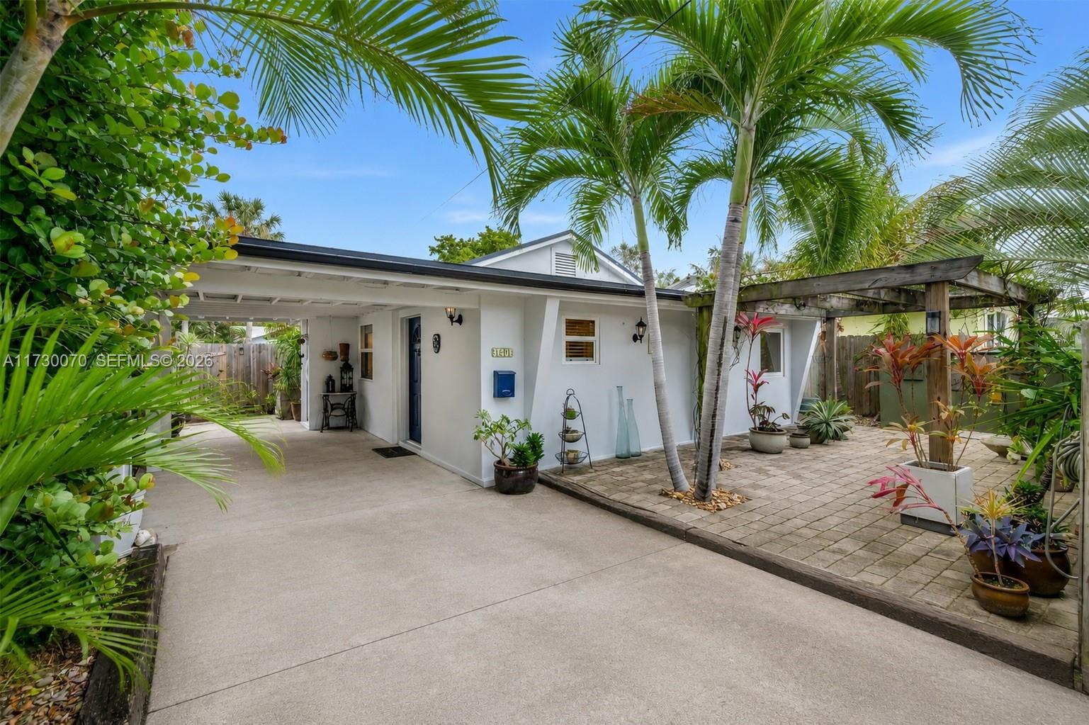 The Old World Charm Of European Style, Meets the Tropical World Of South Florida in this 2 bedroom 1 bath & 1 bedroom 1 bath non-conforming duplex with pool. Wonderful vacation rental.!! Yet this well thought out floor plan has the option as a single family home, with a mother in law suite. Enjoy the treasures from Europe that surround every room of this home. Dive into the pool & experience the tropical private completely fenced in backyard. New impact windows & doors, Newer A/C, Newer roof, Newer Electric & Plumbing, Bamboo, Terrazzo, Stamped Concrete Flooring, Walk to the Culinary & Art District, Bike to Fort Lauderdale Beach, Uber to Wilton Dr.& Enjoy the Nightlight & Great Restaurants
