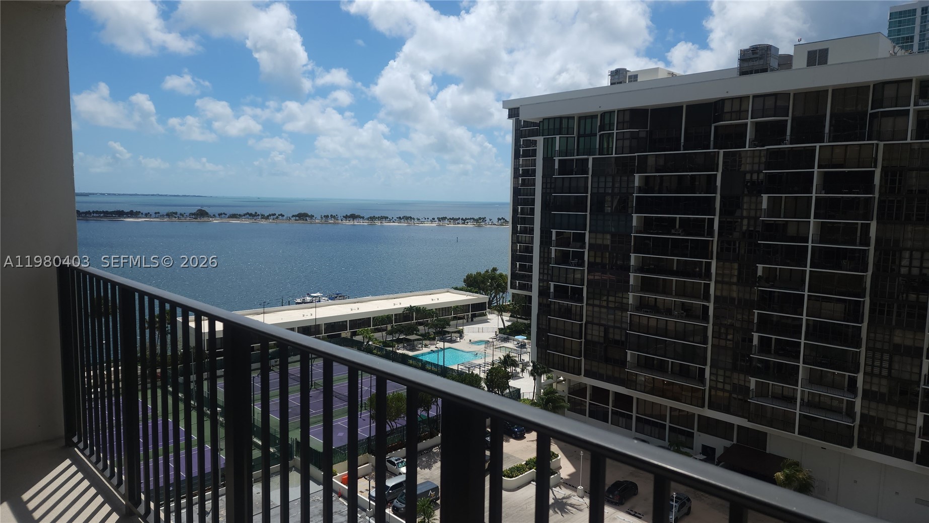 Lovingly maintained waterfront condo in one of Brickell's most recognizable complexes.  Located in the loveliest section of Brickell Avenue, it is close to everything without being crowded.  Super spacious, just perfect for the remote working types.  Take the trolley and you can be deep into downtown in minutes or walk to work, Manhattan style.  Pet friendly building. Updated open kitchen from which to enjoy the view and entertain friends. Neutral colored tiles throughout. Vintage bathrooms with new smart toilets. Gated Complex offers manned guard,  tennis courts, pickleball, squash, pools, playground areas, gym, minimart and on-site management.  Seller will pay assessment at closing.  Shown by appointment only with 24-hours notice.