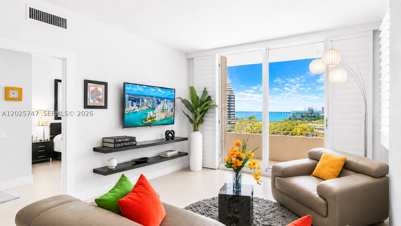 Discover private island living at One Tequesta Point, one of Brickell Key’s most sought-after waterfront communities. This updated 1BR/1.5BA corner residence offers 780 SF of bright living space, porcelain flooring, a spacious wraparound balcony, and beautiful bay and skyline views. Move-in ready and offered fully furnished, this home combines comfort, convenience, and value. One Tequesta Point has recently completed extensive renovations to its lobby, hallways, elevators, pool deck, and resident amenities. Enjoy 24-hour security, valet, concierge services, a resort-style pool, fitness center, squash and racquetball courts, business center, and assigned garage parking. Brickell Key continues to evolve with exciting new restaurants, retail, and luxury developments, including the future Mandarin Oriental redevelopment, while remaining just moments from Brickell City Centre and Miami’s world-class dining, shopping, and entertainment. A unique opportunity to own in one of Miami’s premier waterfront communities with assessments paid in full.