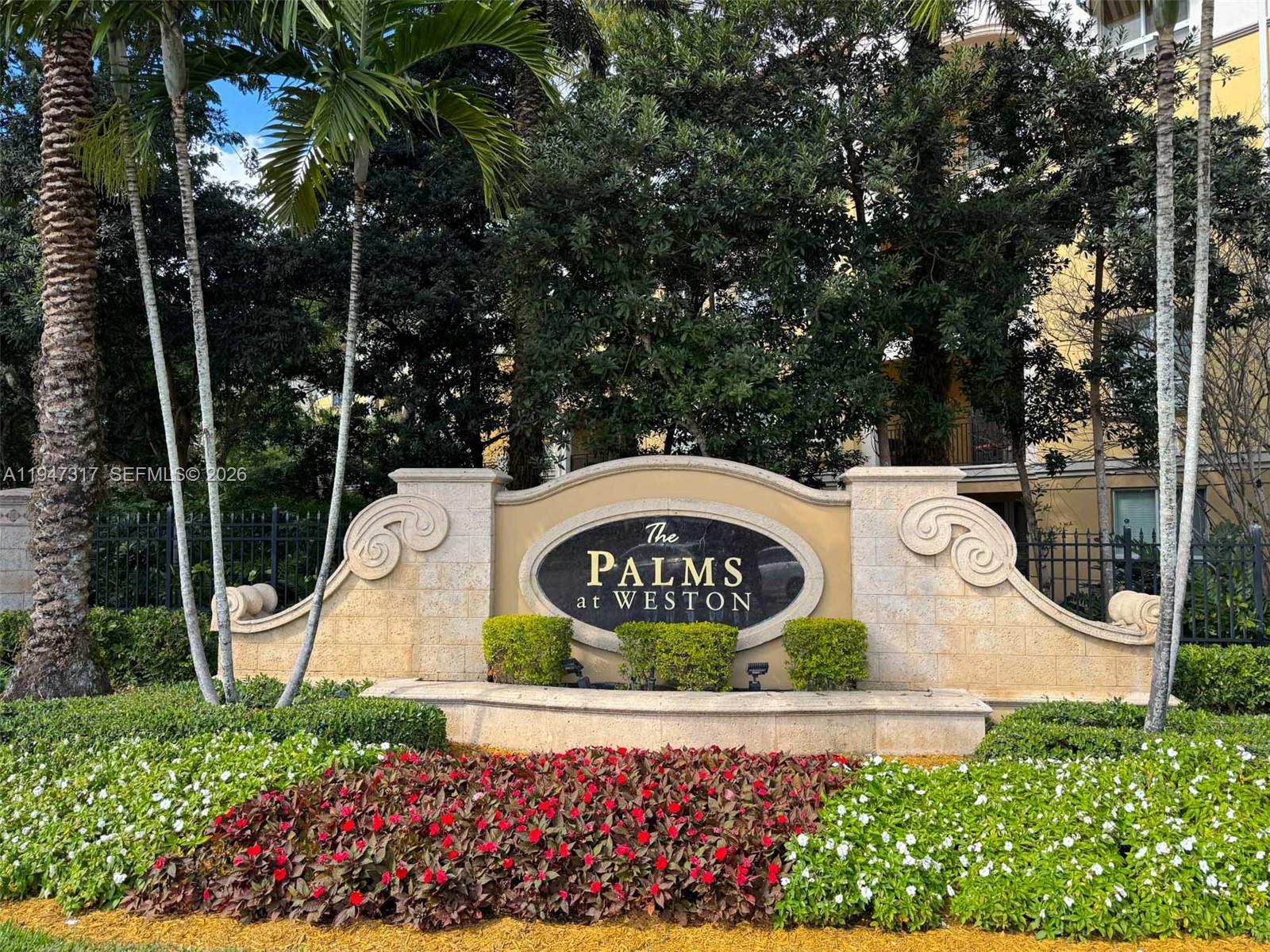 WELCOME HOME TO YOUR LUXURIOUS GATED RESORT-STYLE 55+ COMMUNITY IN WESTON HIGHLY MOTIVATED SELLER PROVIDING $5000. CLOSING CREDIT. Beautifully maintained 2/2 residence featuring tile flooring in the main living areas & new carpet with thick padding in bedrooms. The kitchen offers a built-in pantry & laundry storage area, a brand-new washer/dryer combo & cooktop, granite countertops, & stainless steel appliances.  Primary suite features custom built-in bookshelf, as well as a charming sitting area in the tray window, creating a warm & functional retreat. Primary bathroom offers marble flooring, custom walk-in closet, & Jacuzzi tub. The main living area includes a dedicated dining space for formal dining & bar-height countertop for casual dining. The secondary bedroom offers a spacious closet and ample room for a multifunctional layout. The spacious second bathroom features a new shower door & dual access.  Air Condenser, Air Handler, & Water Heater are appx 1 year old. Community amenities include concierge services, on-site dining, planned activities, spa/salon, fitness center w/free classes, library, oversize heated pool w/free aqua classes, bridge overlooking the beautiful lake & walking trails. Valet parking at no cost. Conveniently located across the street from shopping: a supermarket, banks, shops & restaurants, w/Cleveland Clinic Hospital just a few blocks away. Basic internet, cable TV, water, sewer, trash & a quarterly restaurant credit plus STORAGE ROOM IS INCLUDED!