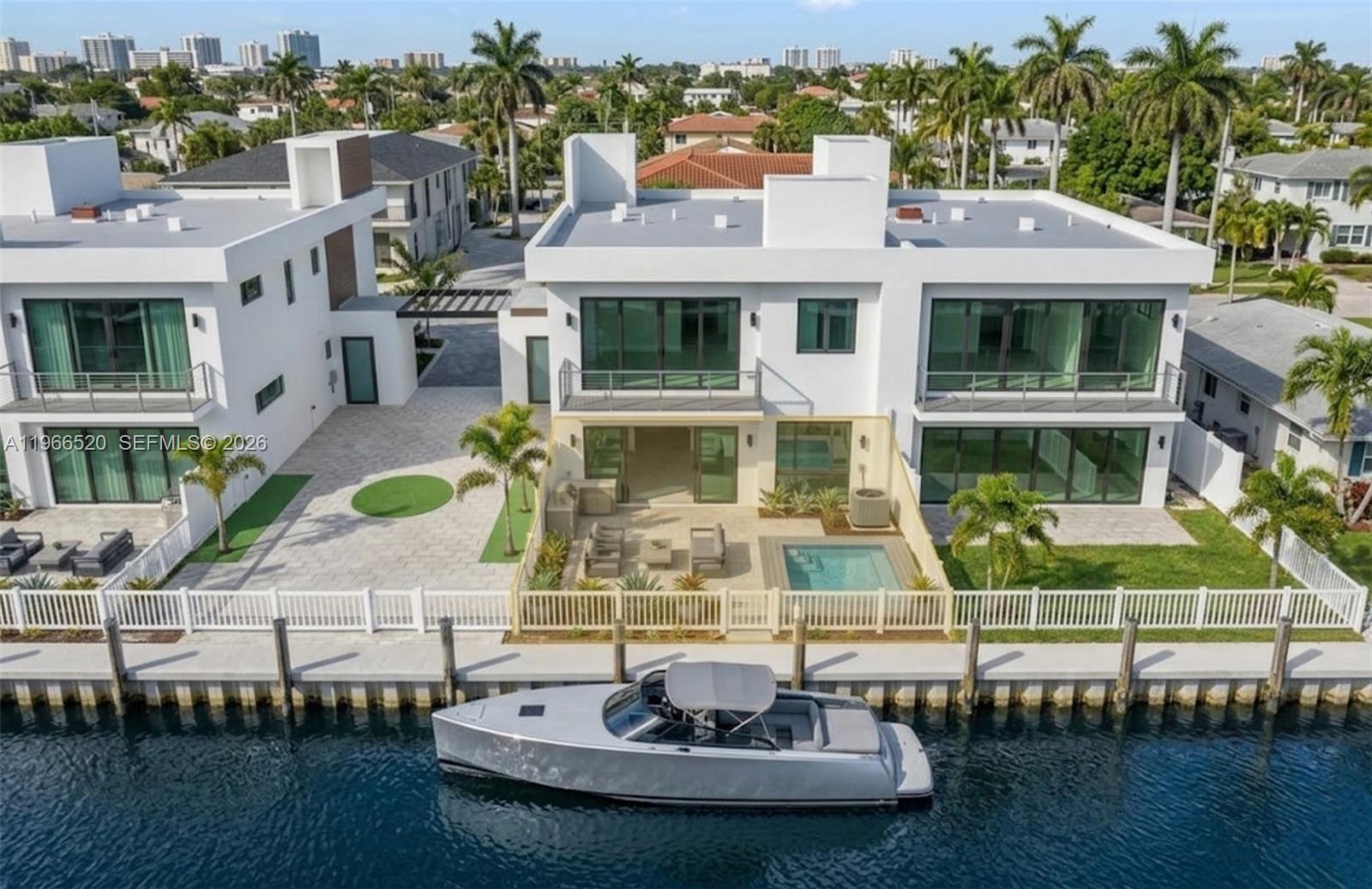 MOVE IN READY WATERFRONT UNIT WITH BOAT SLIP! Introducing H2O Dania, a newly delivered, gated townhome community in Dania Beach featuring just 11 modern residences with starting prices from $990,000. This boutique new construction development offers multiple layouts, contemporary architecture, and elevated finishes throughout. Four residences include deeded boat slips accommodating vessels up to approximately 32 feet, offering a rare opportunity for canal-front living. Photos shown represent one of the available layouts. Ideally positioned minutes from Fort Lauderdale Airport, beaches, marinas, Dania Pointe, major highways, and nearby places of worship. Limited inventory! Private, in-person tours available at the on-site sales center. SCHEDULE TODAY!