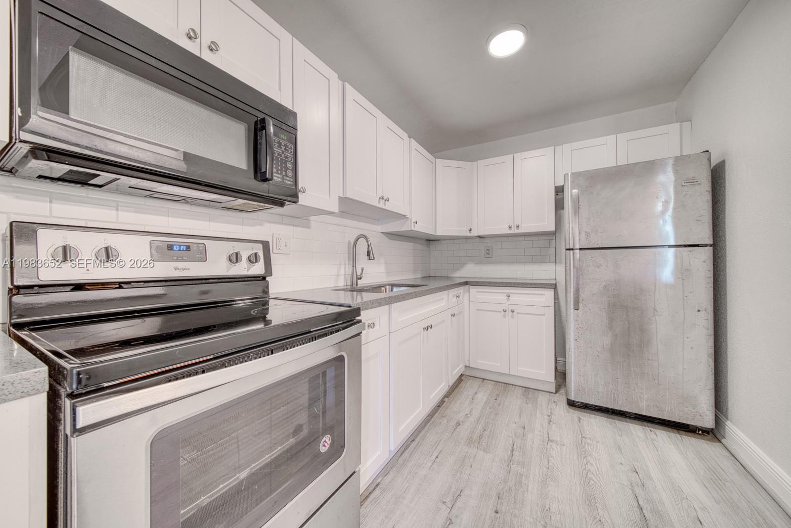 Spacious 2-bedroom, 1-bath condo located on the second floor in a highly convenient area with easy access to the Palmetto Expressway and the Florida Turnpike. The unit features a comfortable layout with generous closet space, a private balcony, and a renovated kitchen. It also includes two assigned parking spaces, a rare convenience in the area. The community offers excellent amenities, including a swimming pool, tennis courts, and a park with a children’s playground. Ideally located close to restaurants, shopping, and highly rated schools. Easy to rent and easy to show. A must see!
