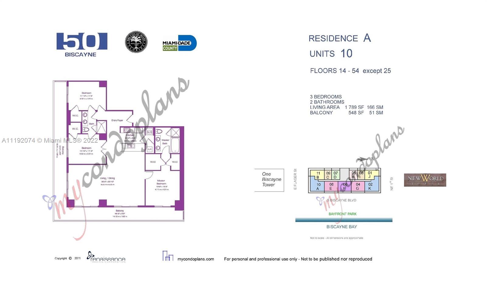 50 BISCAYNE CONDO - Residential Lease