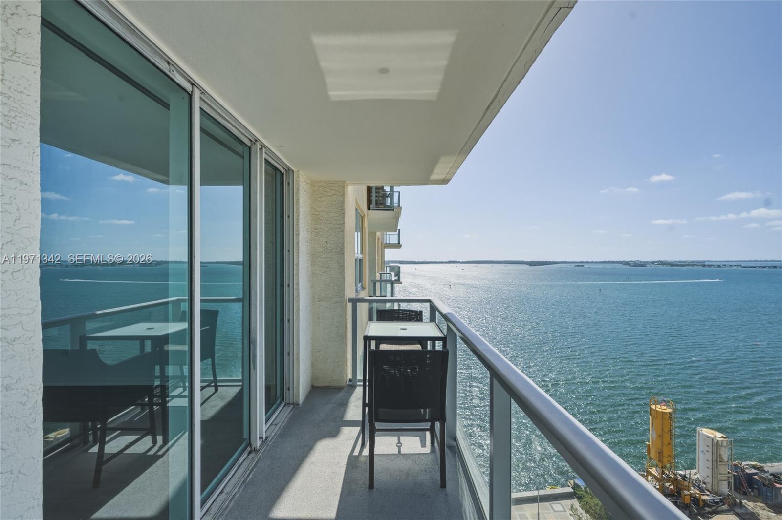 Located in the iconic The Mark on Brickell on Brickell Bay Drive, this move-in ready 1-bedroom, 1-bath residence is an excellent opportunity for both end users and investors, as it can be rented immediately.

The unit has been freshly painted and updated, featuring laminated floors throughout and a bright, comfortable layout. The kitchen is in great condition with almost new appliances, offering a functional and modern space for everyday living or rental appeal.

The living area opens to a private balcony with beautiful bay views, where you can enjoy the scenery and even see Key Biscayne in the distance. The residence also includes impact windows and an impact sliding glass door, providing added safety, energy efficiency, and natural light. A 1-year-old A/C system adds extra value and peace of mind.

The spacious bedroom offers comfort and ample natural light, while the well-maintained bathroom complements the clean, updated feel of the unit. The property also includes one assigned parking space, a valuable convenience in this central location.

Residents of The Mark enjoy excellent amenities including a waterfront restaurant downstairs, pool, tennis courts, and racquetball facilities, creating a resort-style lifestyle in the heart of Brickell.

Perfect as a primary residence or income-producing property, this unit offers flexibility, location, and immediate rental potential.
