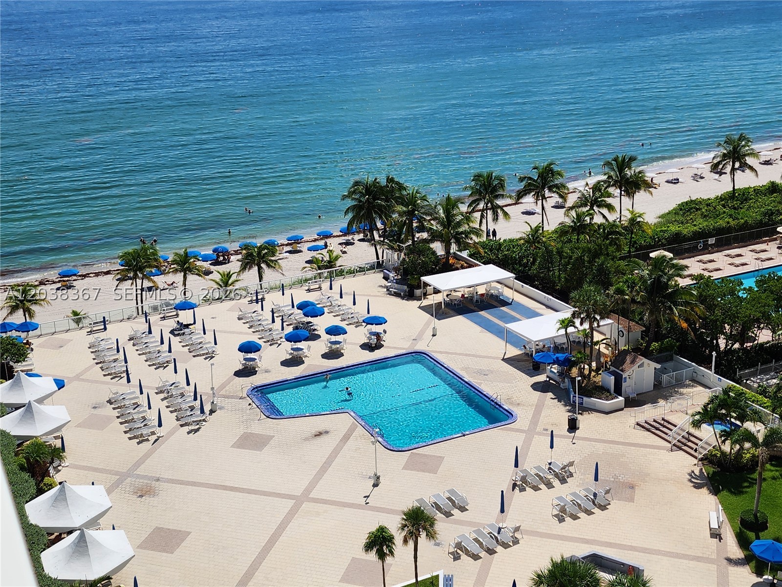 A HOME YOU WILL ENJOY! ~ OCEANFRONT LUXURY RESIDENCE w OCEAN AND POOL DECK VIEWS. AVAILABLE ANNUALLY - FURNISHED  1248 sf, Split Bedroom Floor Plan Offers Privacy, the Hurricane Windows and Sliding Doors Offer Safety, Security and Quiet.  Step Out onto the Large Balcony to Enjoy Ocean Breezes, & Fantastic Views Day or Night!  THIS INCREDIBLE COMMUNITY HAS GREAT AMENITIES & PERFECTLY LOCATED CLOSE TO EVERYTHING!  FRIENDLY PROPERTY STAFF includes Front Desk Concierge, Security, Valet, Onsite Management, Pool & Beach Attendant, All Ready to Welcome You Here to Your New Home!  The Residence is Totally Renovated with a Washer/Dryer Inside and Includes an Assigned Parking Space Under the Building.  Tenants Pay for Electric.  Includes Gas, Water, & WiFi.    NO PETS, NO SMOKING