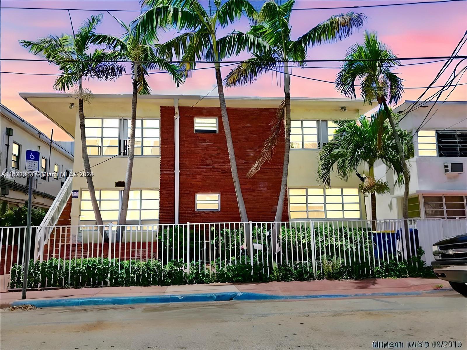 ***LOCATION*** Spacious studio conveniently located in the heart of downtown North Beach, just 3 blocks from the beach. Features include a large living room and a nice kitchen with a stainless steel refrigerator, oven and gas range. The unit has tile floors throughout and lots of closet space. The spacious bathroom retains its classic charm with colorful tiles and art deco styling. Laundry room in the building. Unit rented.