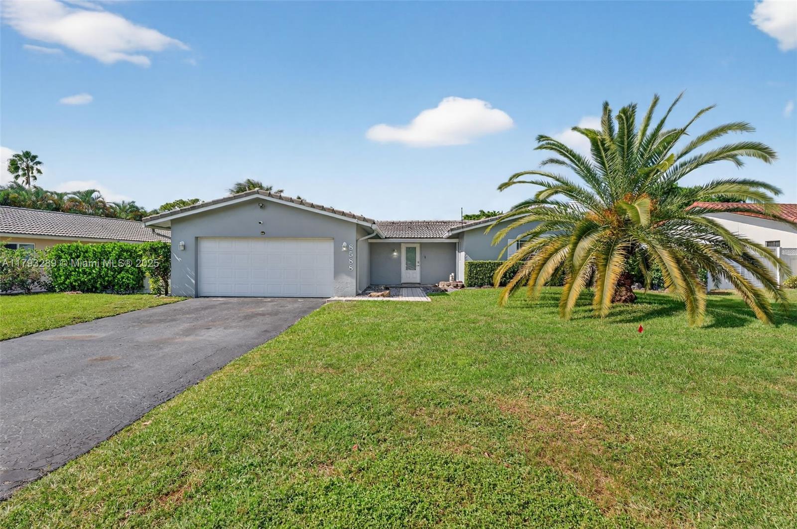 Spacious 4/2 Single Family Pool Home on a Canal in the center of Coral Springs, in the Highly Sought After FOREST HILLS neighborhood. No HOA! Two Car Garage, Tile Flooring & Carpet, High Hats throughout, Updated Kitchen, Granite Counter Tops, Stainless Steel Appliances, remodeled Primary Bathroom, Impact Windows & Doors, Hurricane Garage Door, R-30 Attic Insulation, Gutters, Salt Water Pool System, Diamond Bright pool, Fenced Yard, Automatic Sprinkler System with canal pump, pre-wired for Solar, Vivint/Ring Security. Close to The Walk on University Dr. and all the Shops & Stores, Restaurants, Banks, Gyms, Parks and Schools.