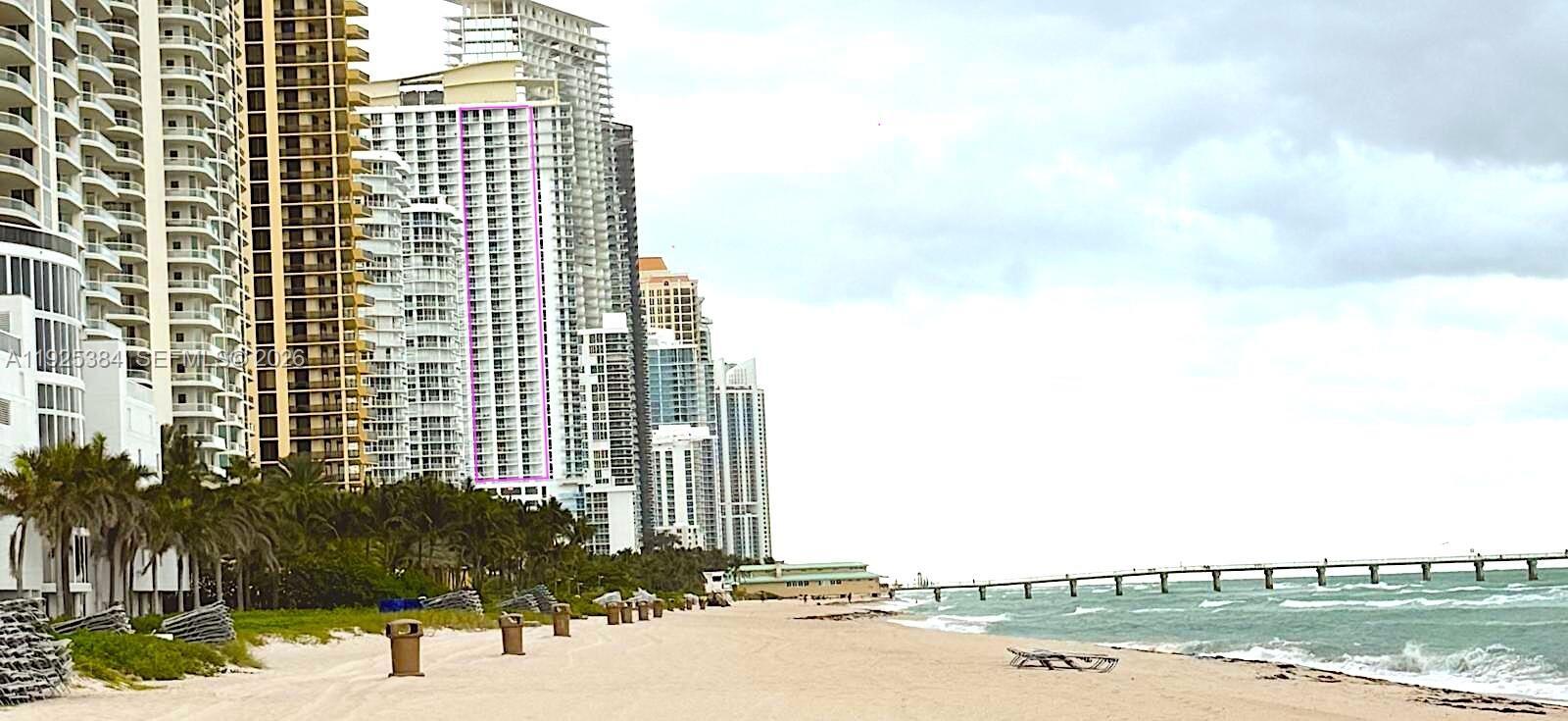 Oceanfront 2BR + Den | 12 Leases/Year (7-day minimum)  | Renovated 2H 2025.

Full-time residential building, adjacent to a newly updated hotel (Curio Collection by Hilton).

1,623 sq ft interior + 264 sq ft across 3 private balconies. 

Southern exposure delivers consistent natural light and open views from Bal Harbour to Miami Beach.

Building allows 12 leases per year - rare for various rental strategies.

HOA: $1,655/month + $99 cable/internet. 

Full-service building with beach service, gym, valet. Deeded valet parking included; self-parking paid Aug 2026. Some photos have been virtually rendered.