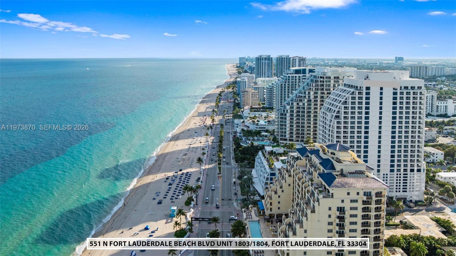 The perfect second home resort lifestyle, the ideal vacation home. 2 beds / 2.5 baths; 1,176 SF. Luxuriate in the flexibility of having two continuous suites that can be used either separately [1 bed / 1.5 bath; 731 SF] and [0 bed / 1 bath; 445 SF] or combined [2 beds / 2.5 baths]. Professionally designed by Steven G fully furnished. Private balcony, porcelain tile and marble flooring, marble bathroom, double sinks, marble tub & separate walk-in shower, kitchen, Sub-zero refrigerator and Bosch microwave. Prime location for year-round living for full-time residents or seasonal escapes for vacation homebuyers The exclusive 24-story premier oceanfront condo offers: Spectacular views, ocean front restaurant, fine dining, full-service spa, fitness center, pool and beach service, cable and internet, bike share, concierge, and 24 hours valet parking. Housekeeping and laundry service is also included. Schedule a showing now!