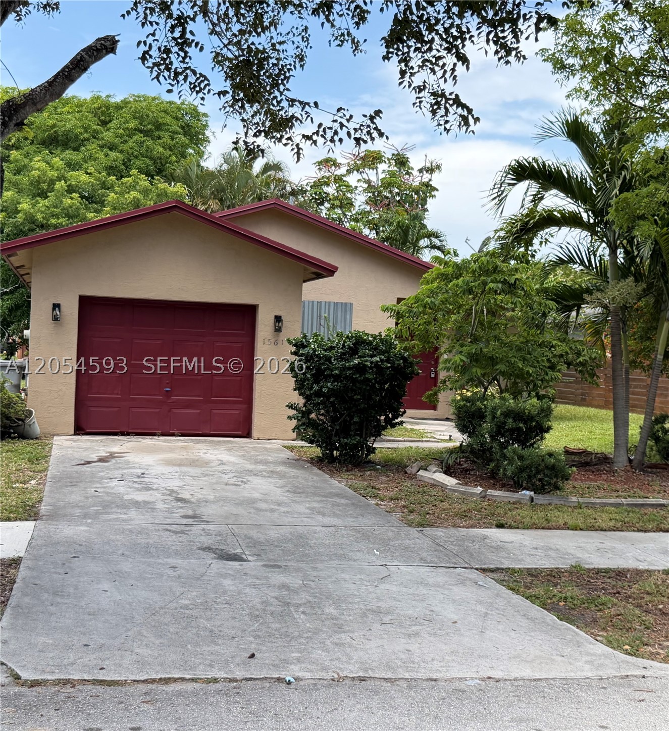 Welcome to this 4 bedroom, 2 bath home located in the heart of Pompano Beach! Built in 1998, this property offers comfortable living with a functional layout, a 1 car garage, and an extended driveway providing additional parking. The spacious yard features mature fruit trees and beautiful shade trees, creating a private outdoor retreat that's perfect for relaxing or entertaining. Conveniently located near shopping, dining, parks, schools, and major highways, this home is an excellent opportunity for homeowners and investors alike. Don't miss your chance to own this charming South Florida gem!