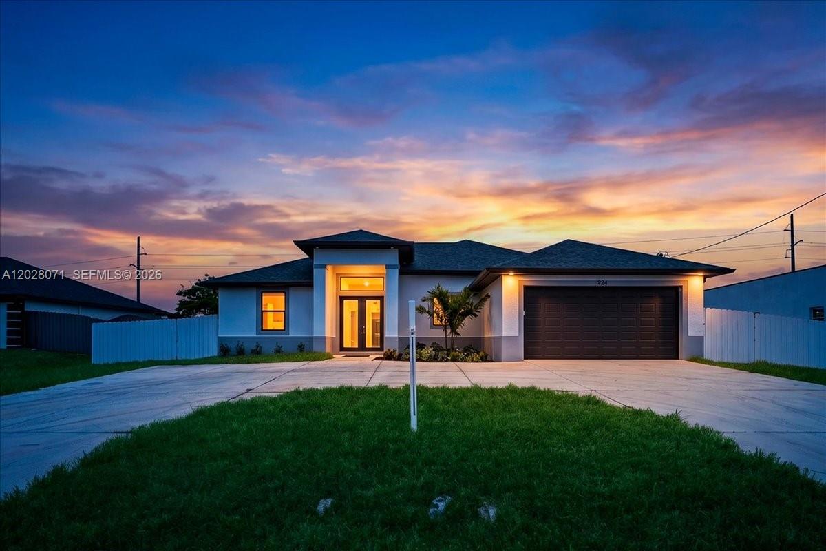 COMPLETELY REMODELED 3 bedrooms, 2 bathrooms home features CITY WATER AND SEWER connected (ASSESSMENTS will be PAID at Closing), HIGH ceilings, IMPACT WINDOWS and DOORS, OPEN CONCEPT layout, wood cabinets, QUARTZ countertops, and STAINLESS STEEL kitchen appliances included plus WASHER AND DRYER. Enjoy the Florida lifestyle with a BRAND NEW SWIMMING POOL AND OUTDOOR KITCHEN, with a PRIVACY FENCE for added comfort and privacy. This home offers PORCELAIN TILE floors throughout the entire home and GARAGE EPOXY Floor. NOT IN A FLOOD ZONE. Very easy to show. Some pictures are virtually staged. Don’t miss this great opportunity.