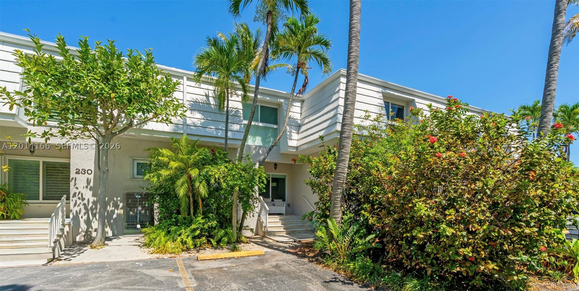 Beautifully remodeled 2 BR / 2.5 BA townhouse in the heart of Key Biscayne, a rare opportunity as townhomes like this seldom come to the market. Enjoy the privacy and convenience of townhouse living with no elevators or high-rise lifestyle. Features modern appliances, wood floors, and a spacious private patio overlooking the pool with lush tropical landscaping and space for a BBQ. Includes private beach access and is walking distance to restaurants, supermarket, schools, beach and the Ritz-Carlton. Community improvements underway include clubhouse, pool, tennis, and pickleball court renovations. New roof and updated electrical panel. Low HOA. Great potential for investors due to strong rental demand. Furniture negotiable.
