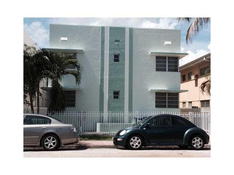 Spacious 1 bed 1 bath updated Art Deco apartment on second floor. Just a block and a half from Lincoln Road and about 5 minutes walking distance to the beach. This property is secured and is currently under exterior improvements. Paint and landscaping. No washer and dryer. AVAILABLE TO SHOW FEBRUARY 8TH.