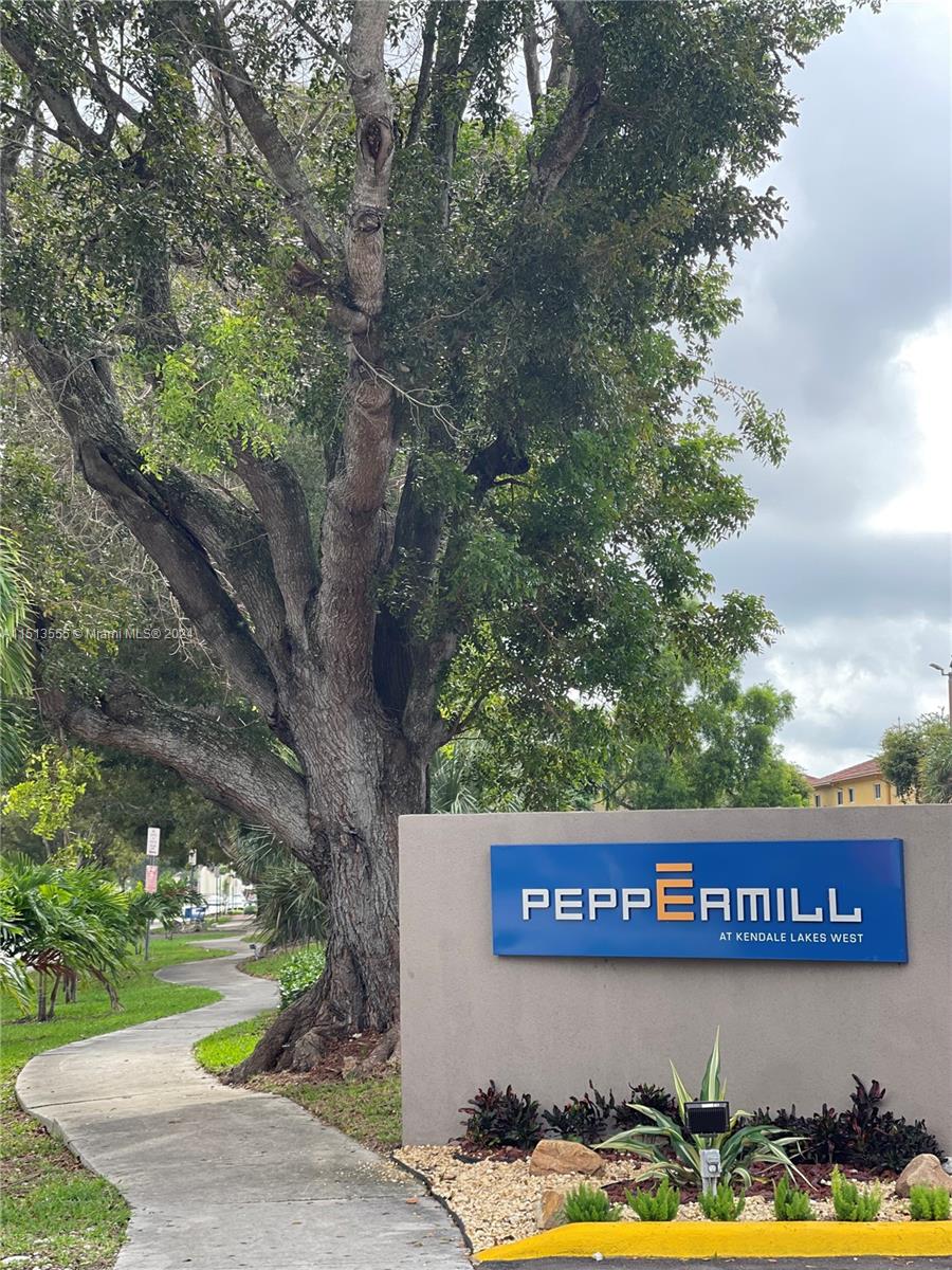 Remodeled FIRST FLOOR unit at Peppermill Kendale Lakes. Unit features 2 bedrooms, 2 bathrooms, Small Patio, Washer & dryer inside the unit, small storage. Very well located near Kendall Dr. and Major Stores.  2 parking spaces, 1 assigned and 1 guest.