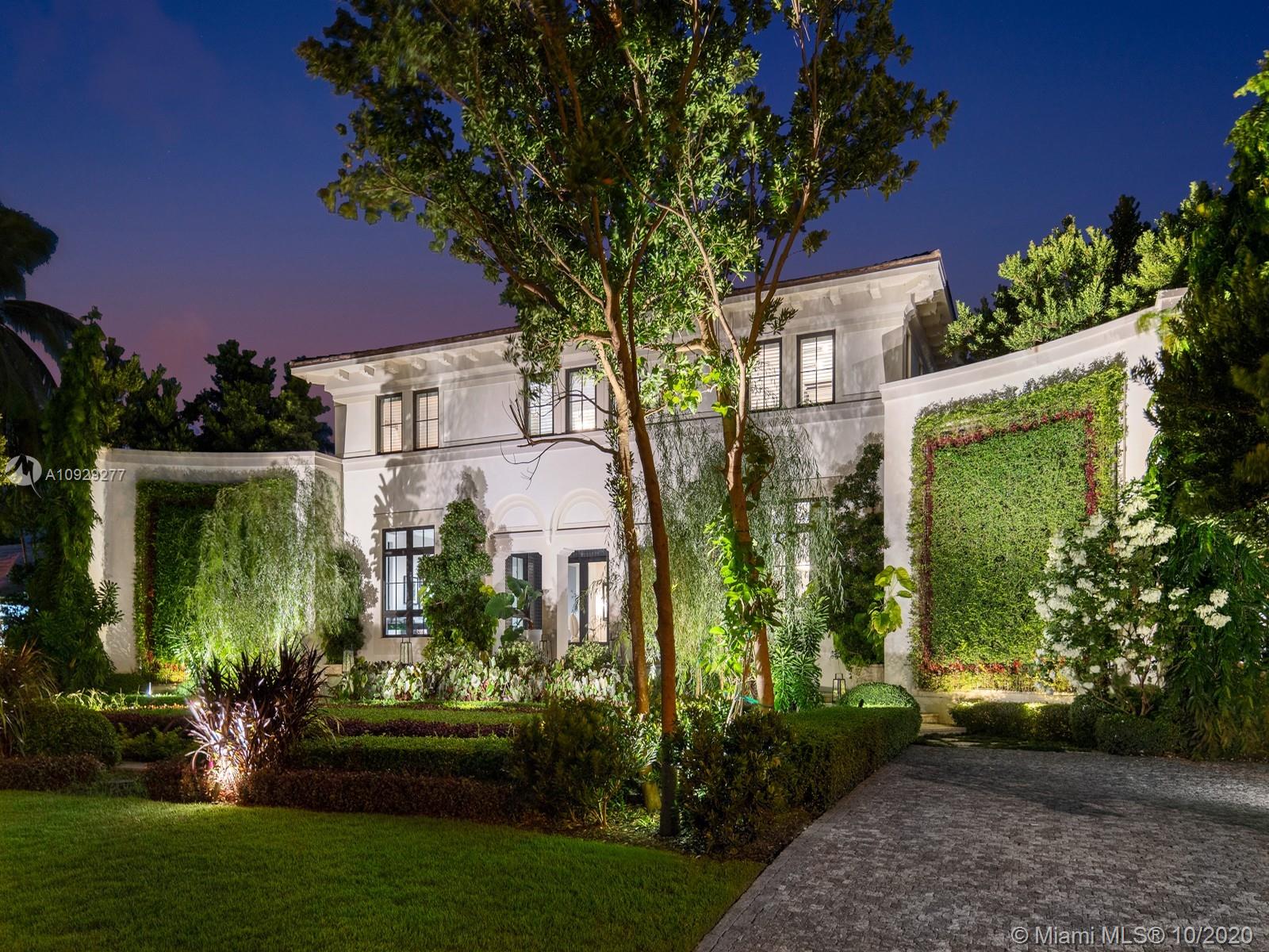 Located in the exclusive waterfront gated community of Old Cutler Bay, this stunning 7,325sf architectural masterpiece exudes classic elegance. With 7 bedrooms suites, 7/2 baths, the home features a custom culinary dream kitchen with professional grade cooking and refrigeration appliances, expansive entertaining spaces, wine cellar, media room, home gym and play room. The master suite wing is an experience unto itself; boasting expansive his and her closets, shower for two, massage tub and private terrace. Outside, the 23,800sf property envelopes the amenities with professionally designed gardens, topiaries and courtyard. The luxurious pool and spa sit across from the gazebo, outdoor kitchen and bar area. Enjoy your own private boat dock along 140 ft of waterway seconds from the open Bay.