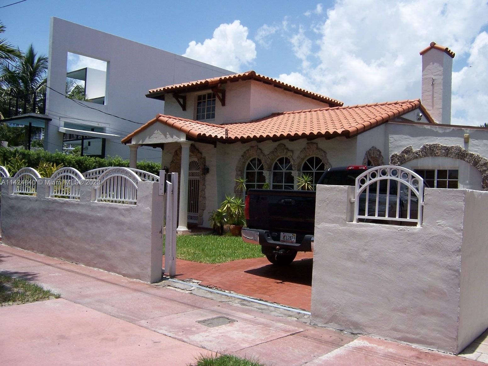Alton Road across from Miami Beach Golf Club (Alton and Michigan)  2 be. 1 ba. formal dining, large kitchen and living room. Laundry room and a bar and a covered terrace! Charming house. The apartment is furnished and the kitchen is fully stocked with pots and pans, eating utensils, etc., or can be rented without the foregoing amenities!  Central HVAC, cable, internet, water an sewer all included in the rent. This is a move in rental where all the tenants need to bring is their personal belongings.
SEE BROKERS REMARKS. SEE ATTACHED LBP DISCLOSRE FOR YOUR PROSPECT AND YOU TO SIGN! Thank you.