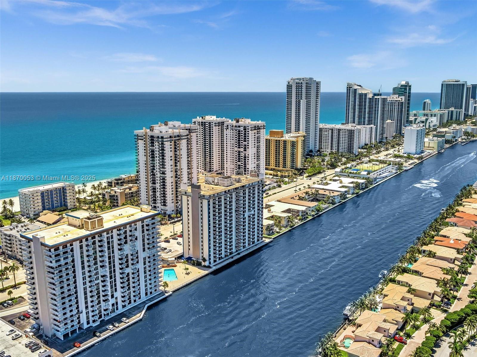 Your Dream Home Awaits! Experience living in this stunning 2-bedroom, 2-bathroom apartment just across the street from the beach. Enjoy breathtaking intracoastal views from every room and amazing sunsets with vibrant colors. The apartment features a split-bedroom layout, stainless steel appliances, and new floor-to-ceiling impact doors and windows, making it move-in ready. Located just minutes from the world-famous Hollywood Boardwalk, this home is perfect for both vacations and full-time living. Amenities include 24-hour security, a well-equipped gym, a sauna, and a pool area that overlooks the bay—ideal for watching luxurious yachts sail by. The furniture is negotiable. Schedule a viewing today and take the first step toward your new home!