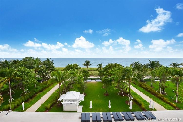 Enjoy FOUR SEASONS LIVING & EXPERIENCE THE ART OF HOSPITALITY in this spacious 4-bedroom split floor plan Ocean-front residence with breathtaking Ocean and city views. This brand new, never-lived-in residence features close to 5.004sf of total space. Features: Italian Travertine flooring throughout, custom-designed shade pockets, "lift & glide" terrace doors, Richard Meier&Boffi-designed kitchen cabinetry, Corian countertops w/seamless monolithic sinks, Sub-Zero&Miele integrated appliance package, 5 burner gas cooktop, level five wall finishes, laundry room,  den, maids room, dedicated service elevator, chilled water-air-conditioning system, multi-zone climate controlled system, bathrooms: Duravit & Dornbracht fixtures, freestanding tub, white marble floor & walls.