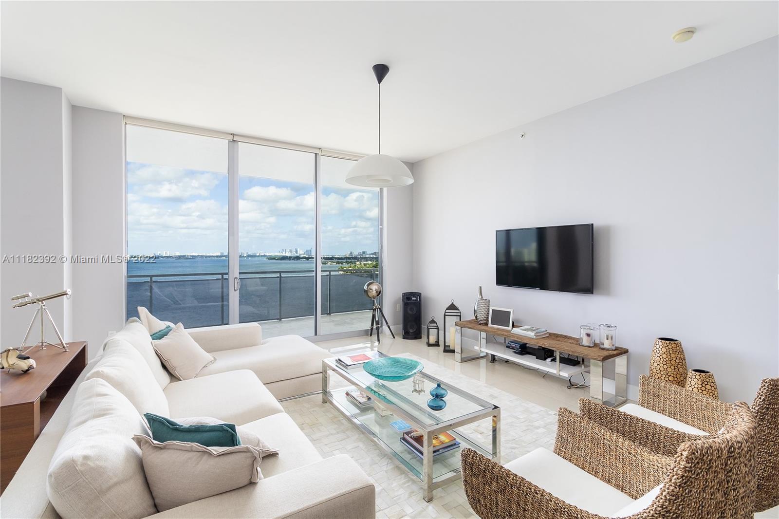 Ready to move in waterfront unit tastefully furnished. 2 bedrooms, 2 full baths and a half bath. 10 ft ceilings and
high-impact windows throughout. The unit also comes with 2 large covered parking spaces and storage. Perfectly
located between Biscayne and Miami Beach, North Bay Village is an exclusive island with its own City Hall and
police department. Great schools and restaurants nearby. Basic cable and high-speed internet are included in rent.
Renter's insurance required.