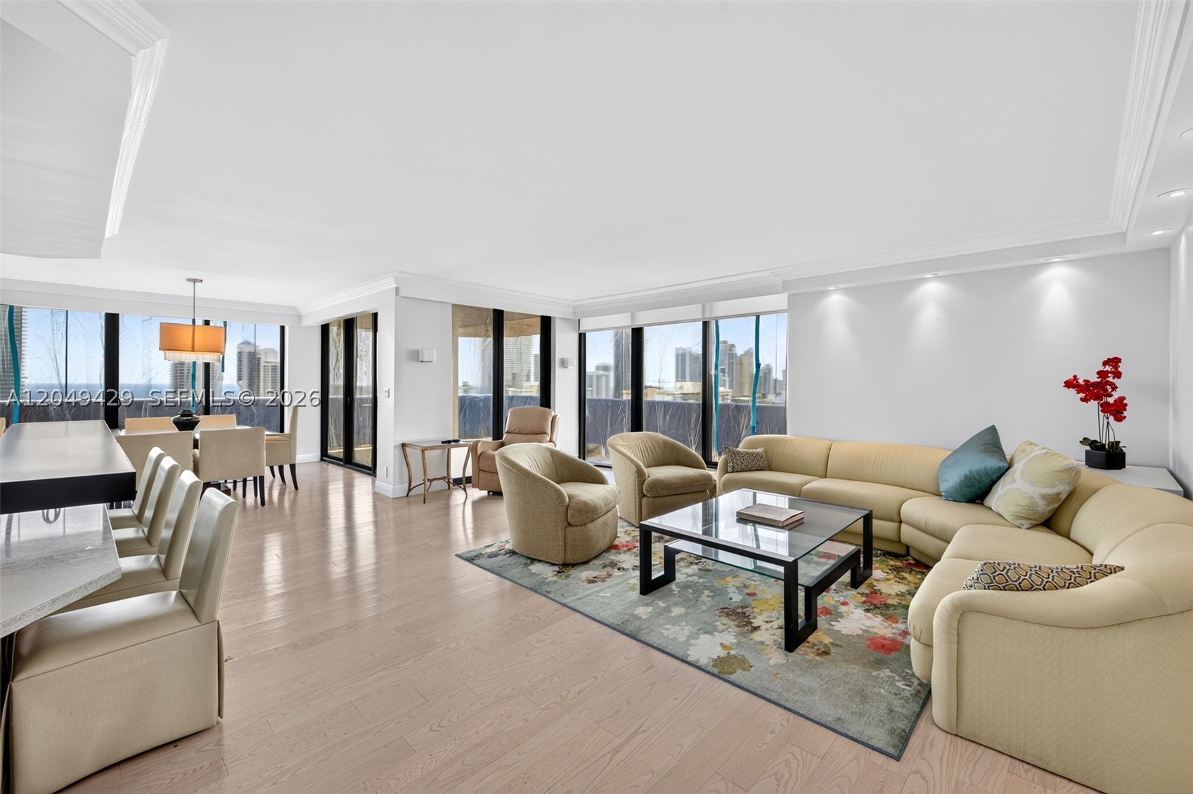 Wow! Experience The Best Unobstructed Direct Panoramic Ocean Views From This Stunning High-floor, Updated Southeast Corner Residence In The Heart Of Aventura. This Bright And Spacious Coveted "K" Line Is Filled With Natural Light From Floor to Ceiling Windows And Features A Desirable Open Layout And Large Wrap Around Terrace Perfect For Everyday Living And Entertaining. Enjoy The Turnberry South Lifestyle! Five-Star Amenities Include Resort Style Pool With Pool Service, Cabanas, And Lunch/Snack Bar, Gym, Renovated SPA With Sauna, 24 HR Concierge, Security, Valet, Marina, Tennis Courts, And So Much More!