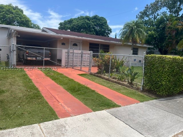 Nice 3/2 split plan in a great family neighborhood, totally fenced in yard with a nice carport & parking for 4 cars in the driveway. Tiled living area & wood in the bedrooms, living room & formally dining room which leads out to a legal addition with permits for the Florida room. Big backyard with fruit trees & a big shed that conveys. Only a few short blocks from Eureka Dr. shopping and the turnpike entrance. Owner will need a maximum of a 30 day post occupancy agreement, to close on the new house he finds.