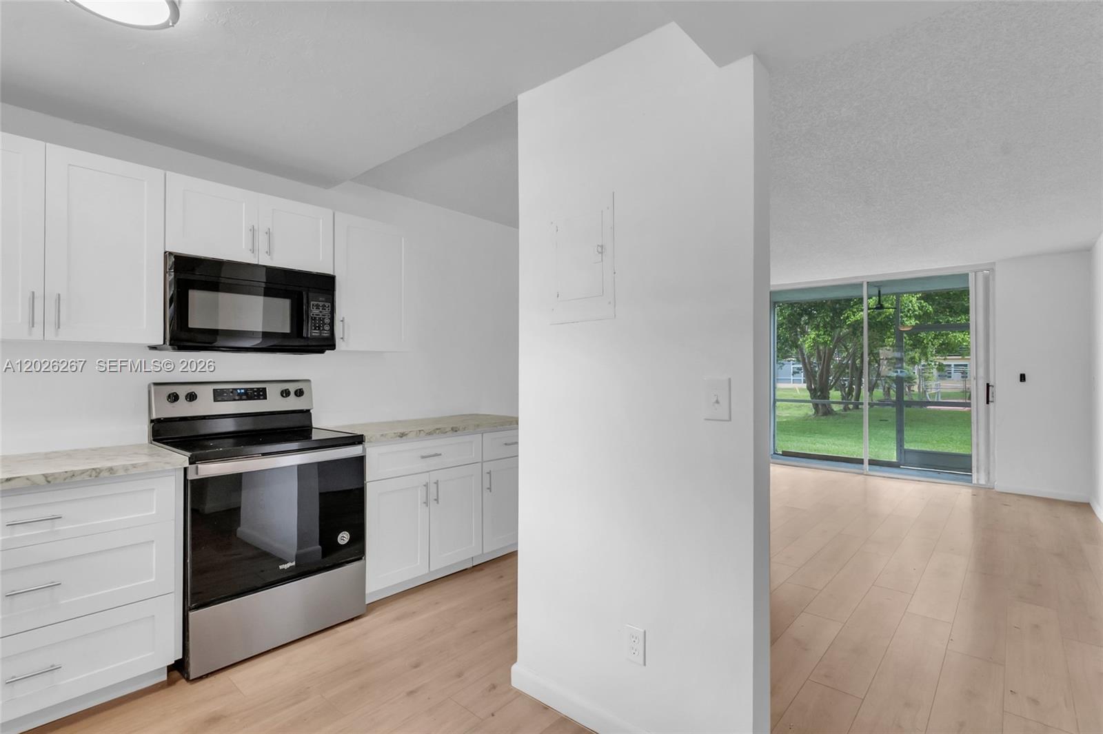 Welcome to your peaceful oasis in the highly sought-after Sunrise Lakes Phase 3! This desirable first-floor unit offers the perfect blend of modern updates and active 55+ resort-style living. Step inside to find a bright, freshly painted interior featuring a brand-new kitchen complete with contemporary cabinetry and sleek stainless steel appliances. The spacious floor plan includes a large bedroom with an oversized walk-in closet, providing ample storage. Relax on your back porch and take in the serene, tranquil canal and water views. Year-round heated satellite pool, sauna, and pickleball courts, this move-in-ready condo is South Florida living at its finest!
Features & Highlights
* Layout: 1 Bedroom | 1 Bathroom | First-Floor Unit (No stairs!)
* Size: 640 sf of well-designed livable space
* Kitchen: Completely updated with modern cabinets and stainless steel appliances
* Interior: Freshly painted, featuring clean tile 
* View: Premium waterfront view (canal front) from the rear deck
* Building: Well-maintained Building #120
Community Amenities (Sunrise Lakes Phase 3)
Living in this vibrant 55+ senior community grants access to an incredible array of amenities:
* Steps Away: Satellite year-round heated pool, sauna, billiards, tennis, and pickleball courts.
* Main Clubhouse: Access to a golf course, fitness center, social hall, and walking trails.
* Convenience: Security guard gate/patrol and a dedicated community transportation service.