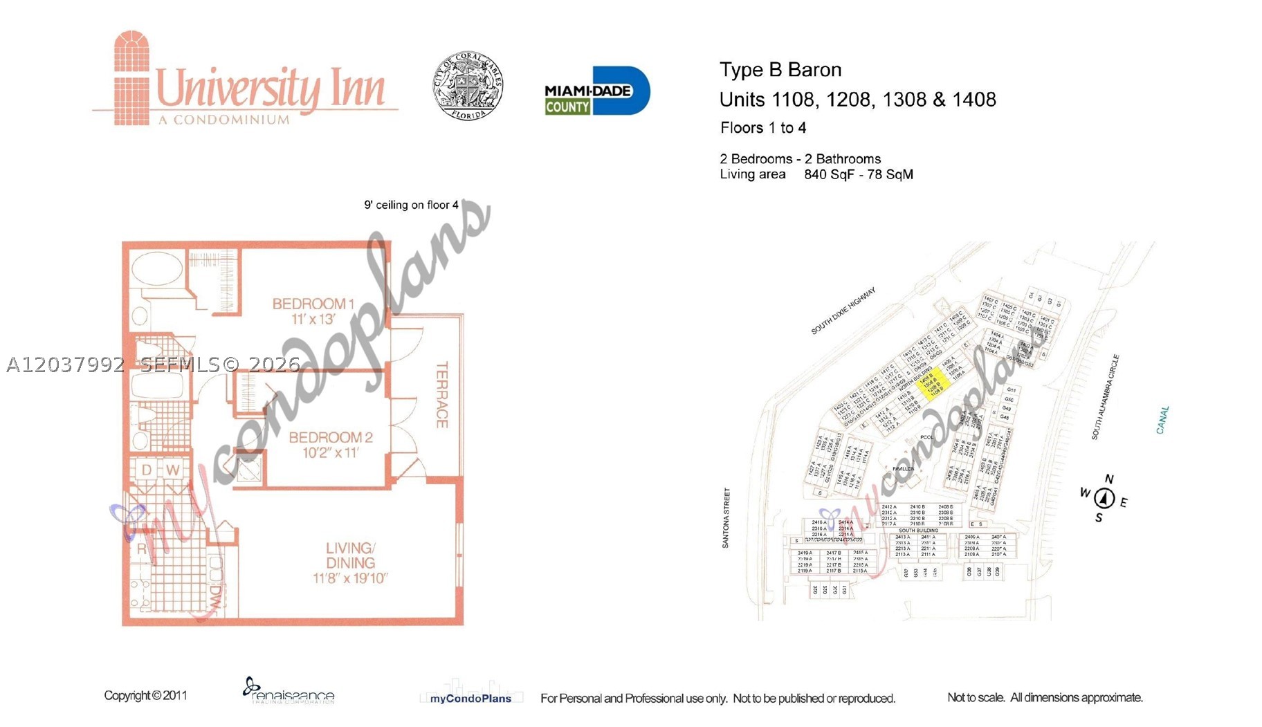 UNIVERSITY INN CONDO - Residential Lease