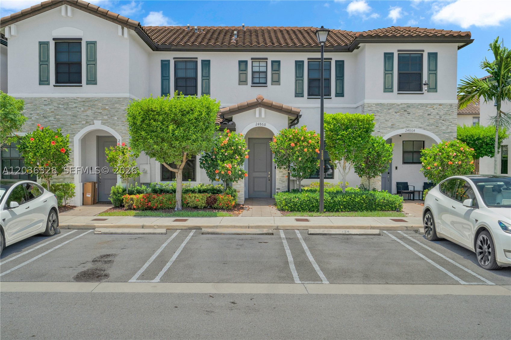 Beautiful 3-bedroom, 3-bathroom townhome/villa in the highly desirable Isola community. This modern home features a convenient first-floor bedroom and full bathroom, perfect for guests or multi-generational living. The open-concept layout flows seamlessly into a spacious patio, ideal for relaxing or entertaining. This gated community offers a state-of-the-art clubhouse with a fitness center, recreation area, sparkling pool, and children’s playground. Conveniently located just minutes from Florida’s Turnpike, Isola combines comfort, style, and accessibility.