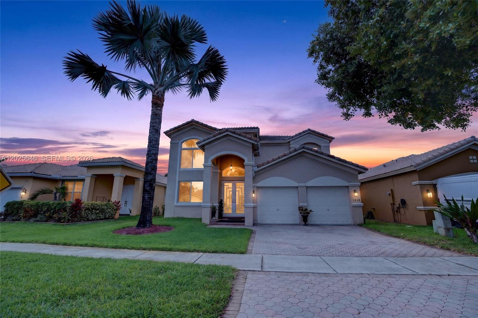 Beautifully maintained 4BD/3BA home in sought-after Melrose Cove at Miramar featuring 1 bedroom and 1 full bath on the first floor, perfect for guests, in-laws, or office space. Upgrades include high-impact windows & doors, newly re-piped whole-house plumbing, freshly painted interior, granite countertops, stainless steel appliances, CAT 6 wiring for security & high-speed WiFi, built-in speaker system in family room,Front Door Ring camera, smart thermostat, newer refrigerator, and new dishwasher. Light and airy with high ceilings, a spacious and functional layout, fenced backyard, and B-hyve sprinkler system. Conveniently located near major highways, shopping, dining, and great schools. A true move-in ready home with pride of ownership throughout!